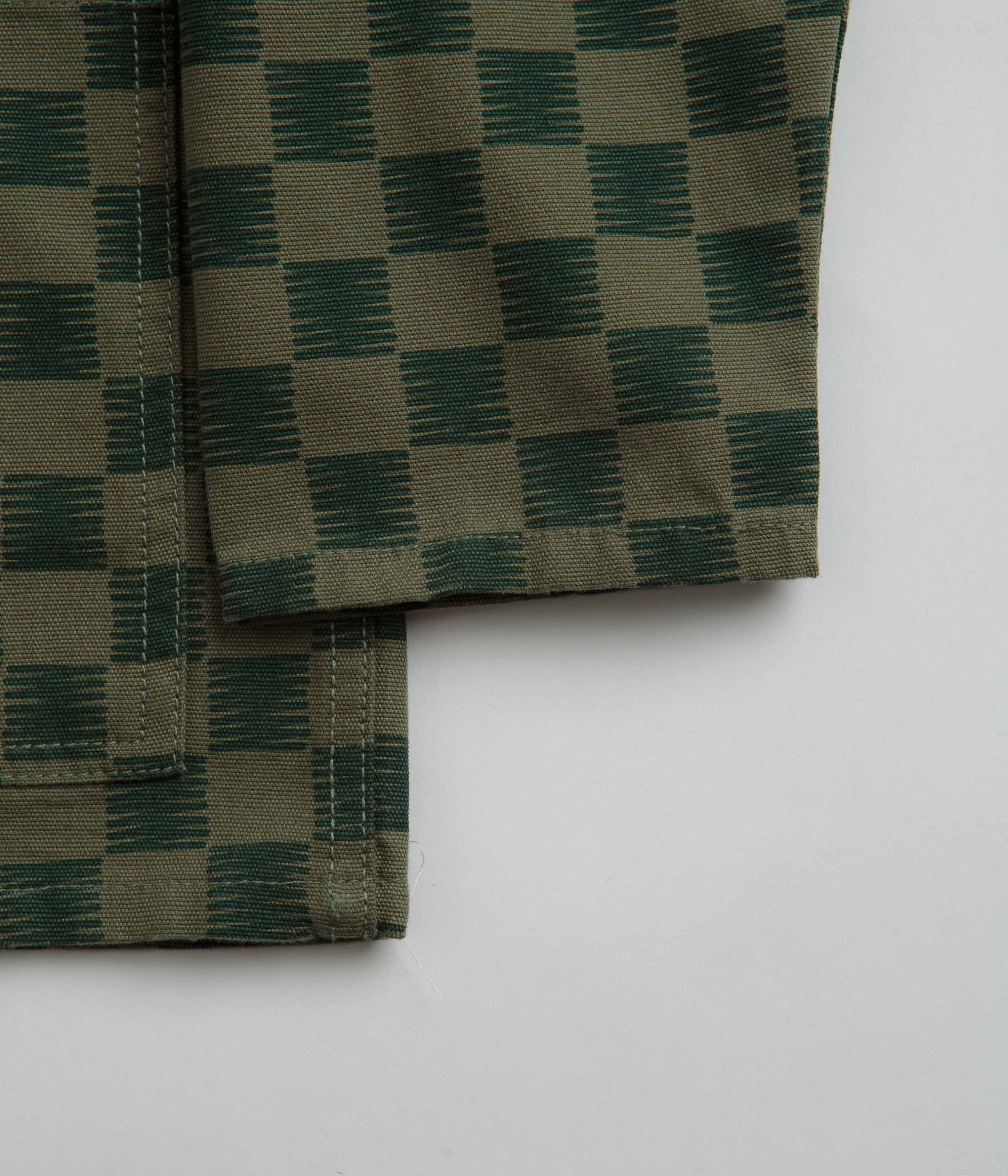 Service Works Coverall Jacket - Green Checker - Image 6