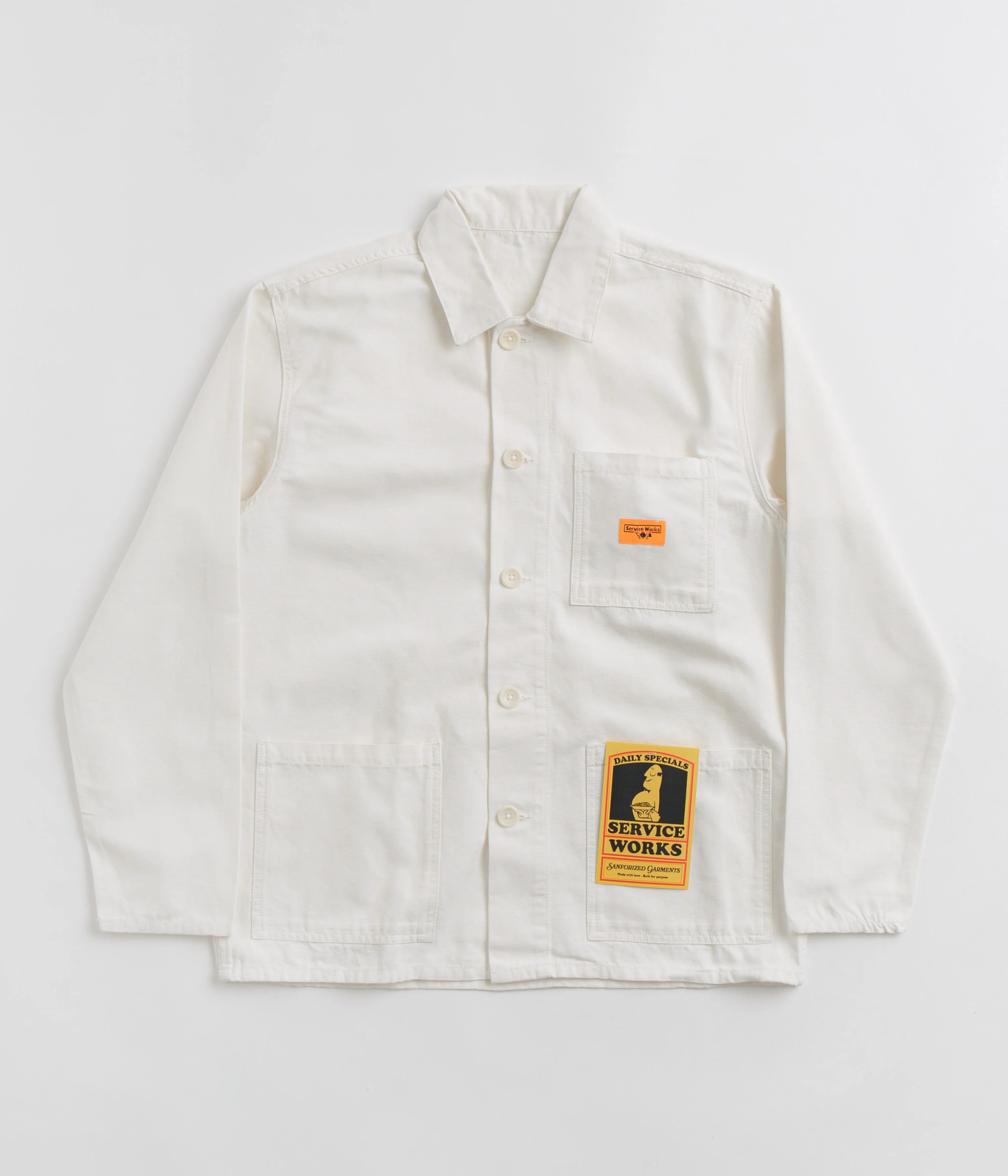 Service Works Coverall Jacket - Off-White