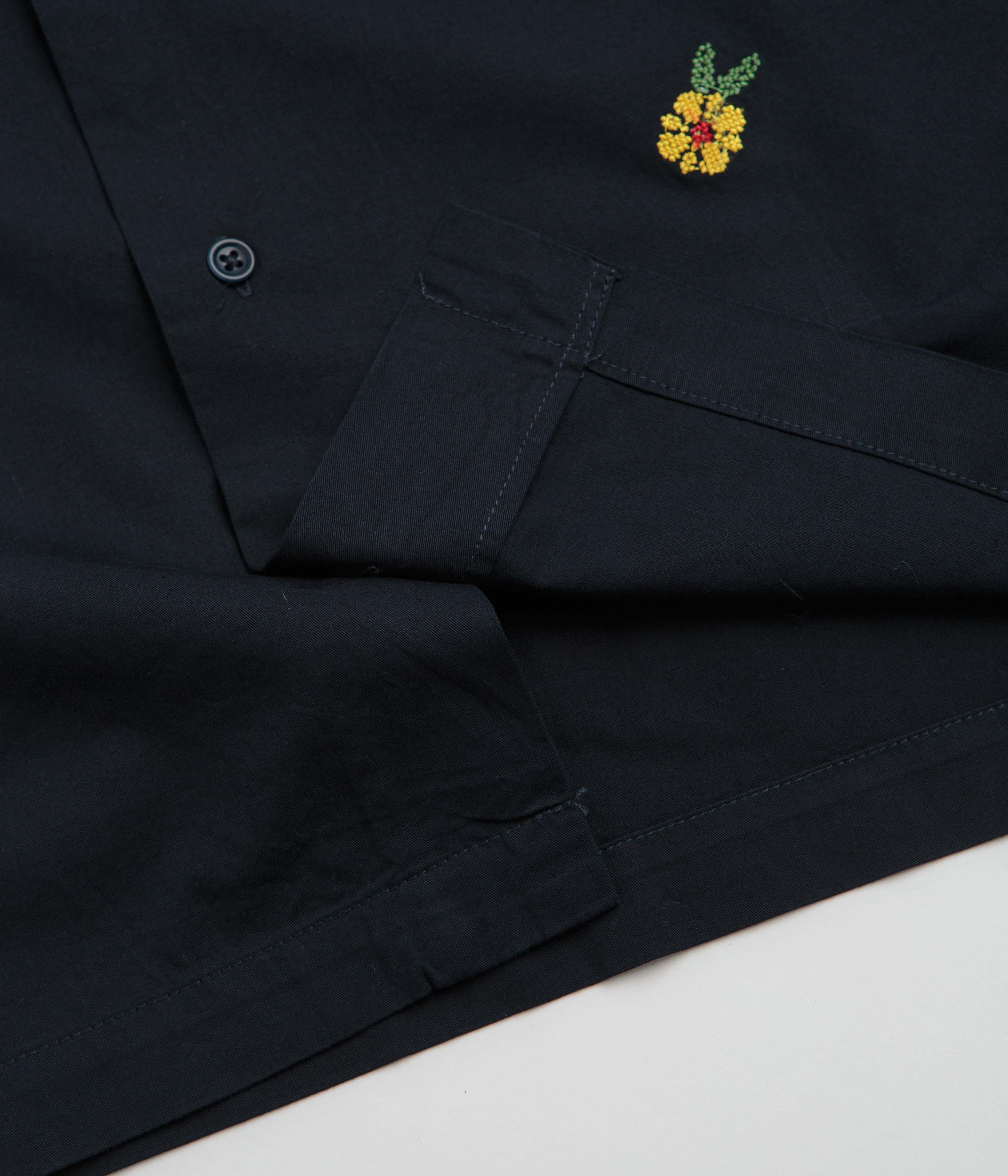 Service Works Cross Stitch Short Sleeve Shirt - Dark Navy - Image 4