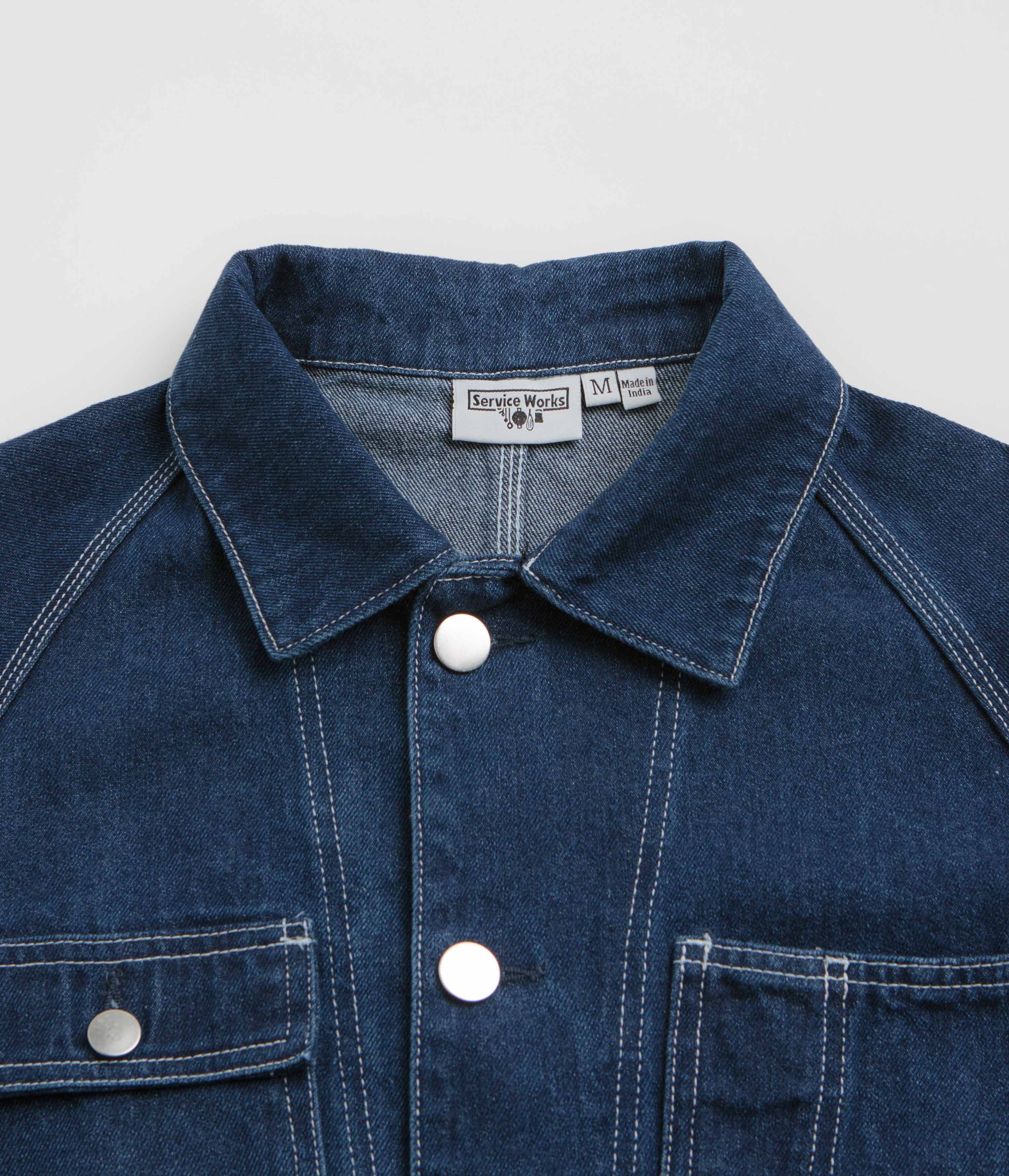 Service Works Denim 2.0 Coverall Jacket - One Wash - Image 3