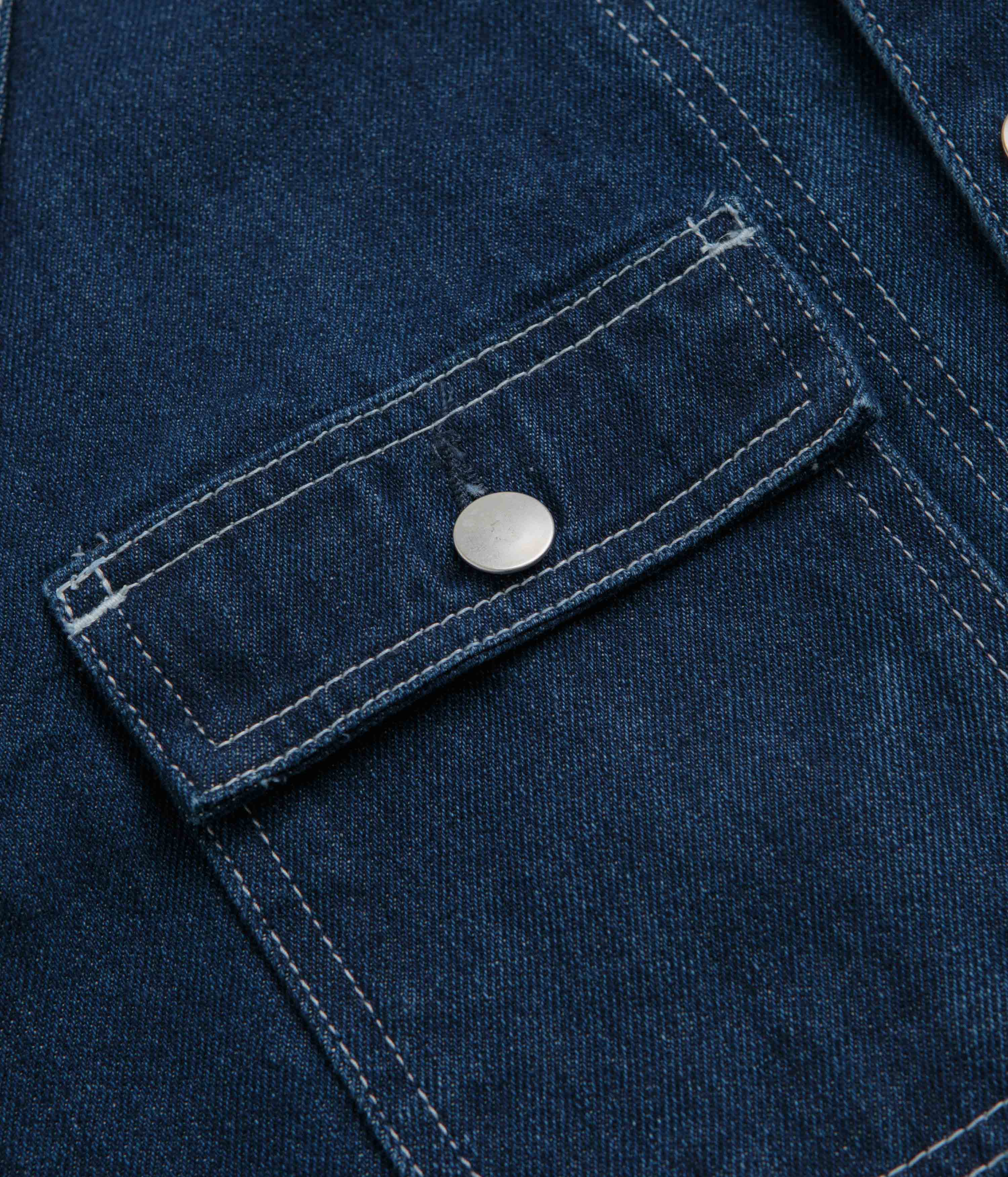 Service Works Denim 2.0 Coverall Jacket - One Wash - Image 4