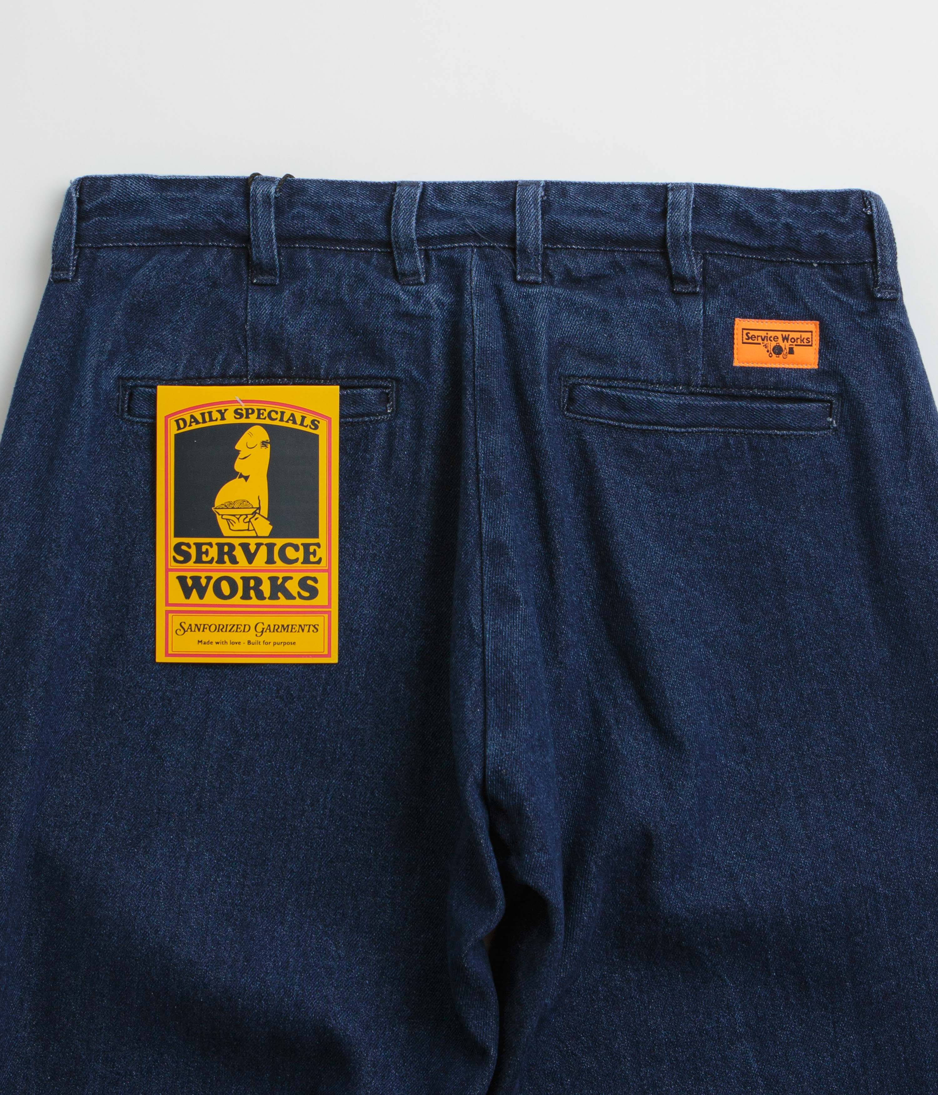 Service Works Denim Part Timer Pants - One Wash - Image 6