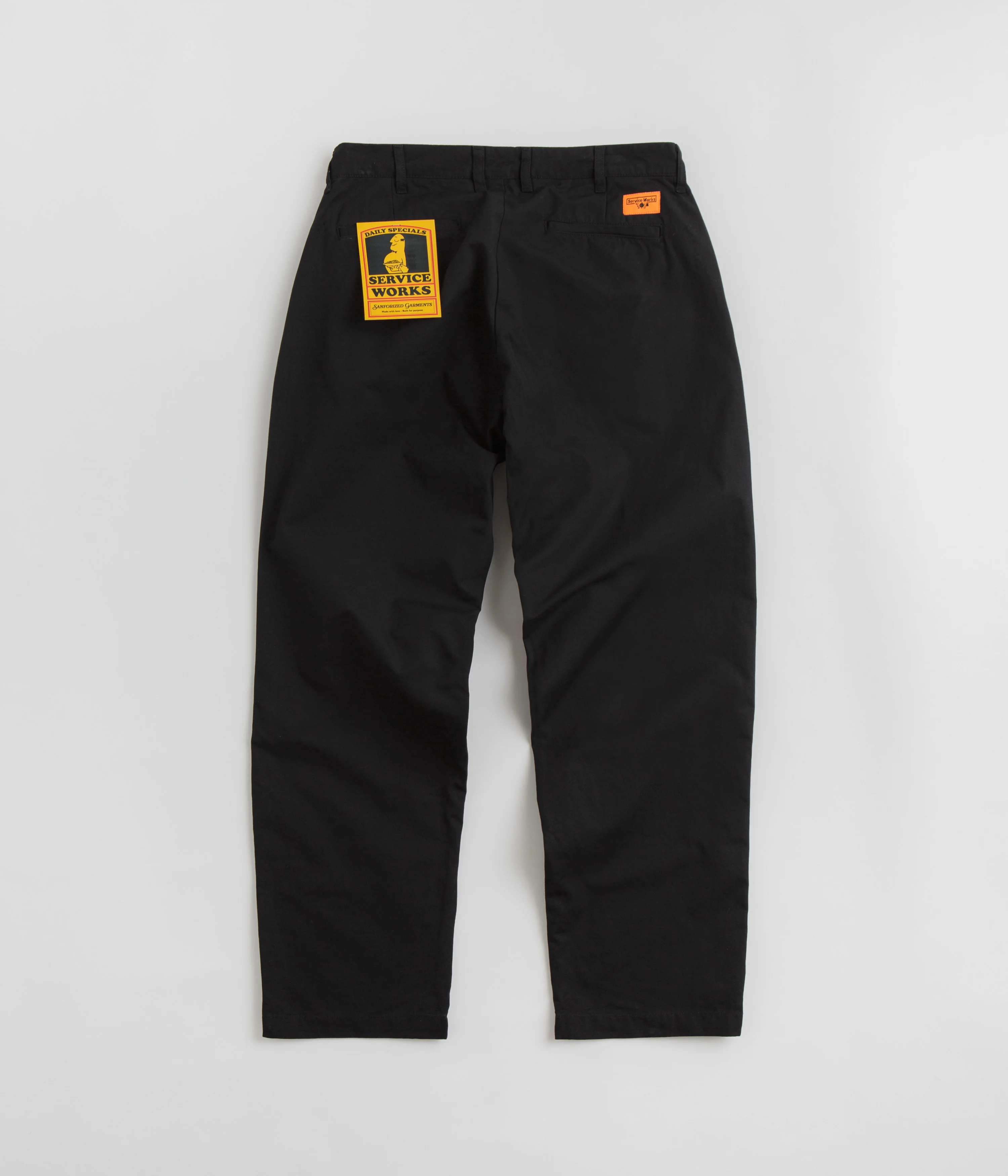 Service Works Dense Twill Part Timer Pants - Black - Image 3