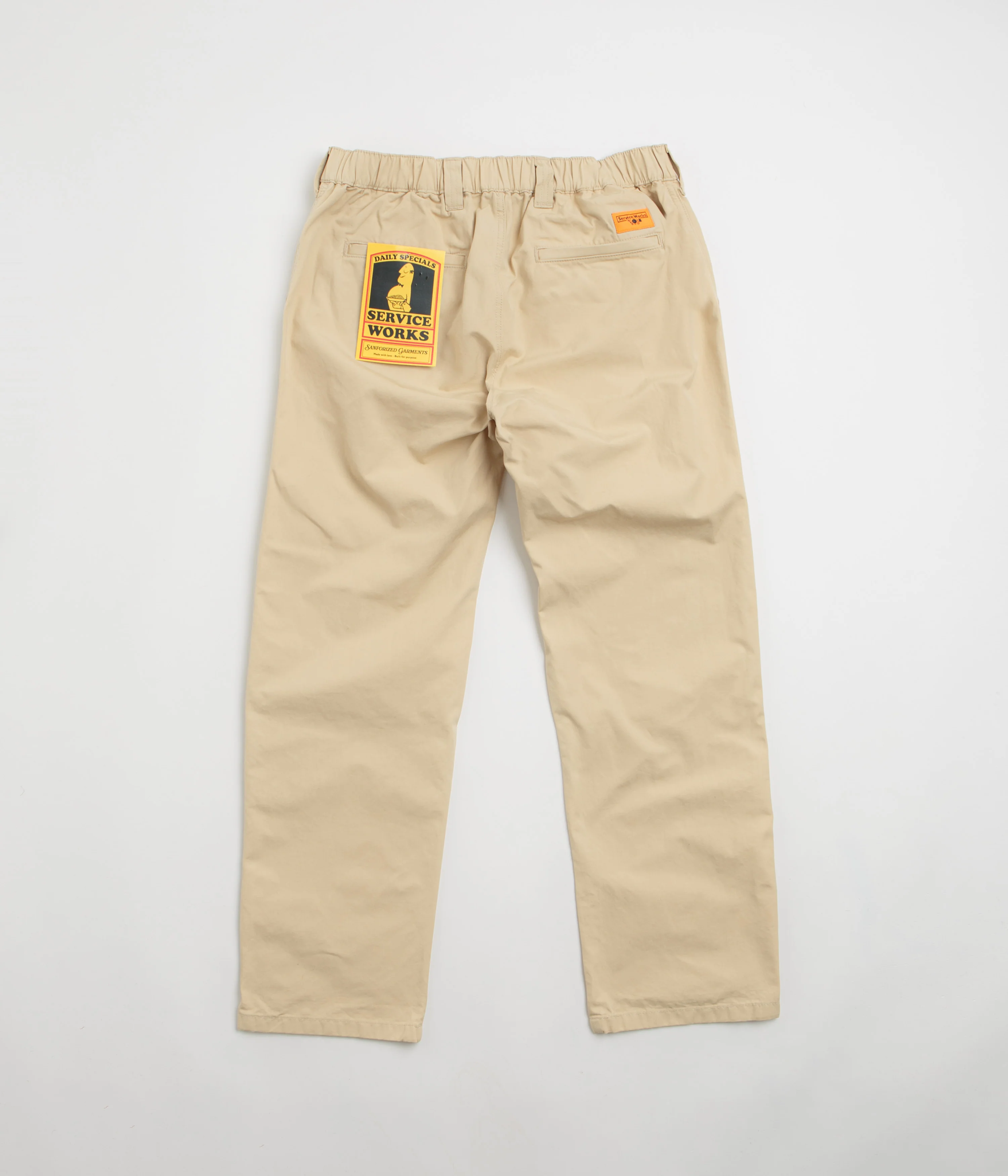 Service Works Dense Twill Waiter Pants - Beige - Image 3