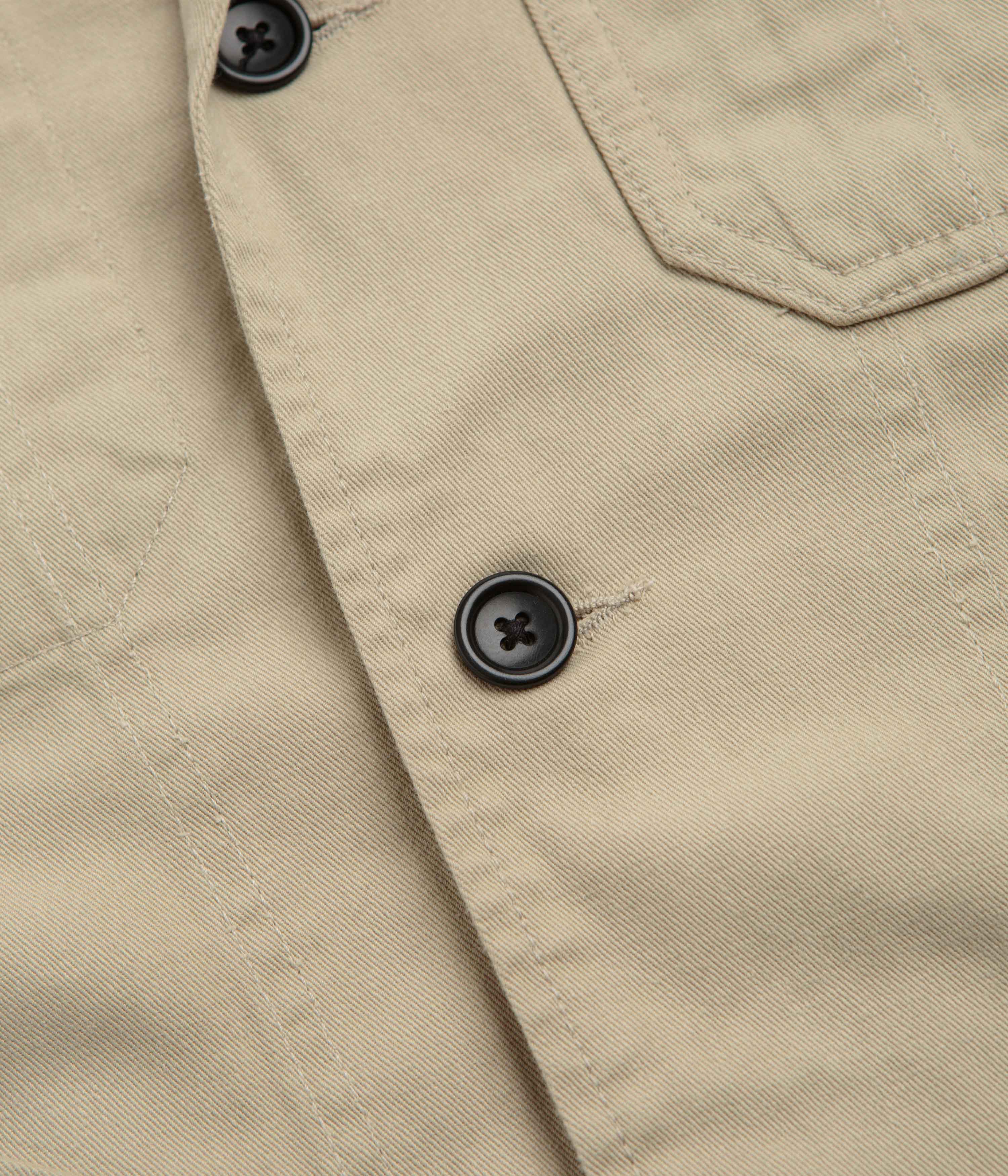 Service Works Drill Server Suit Jacket - Khaki - Image 3
