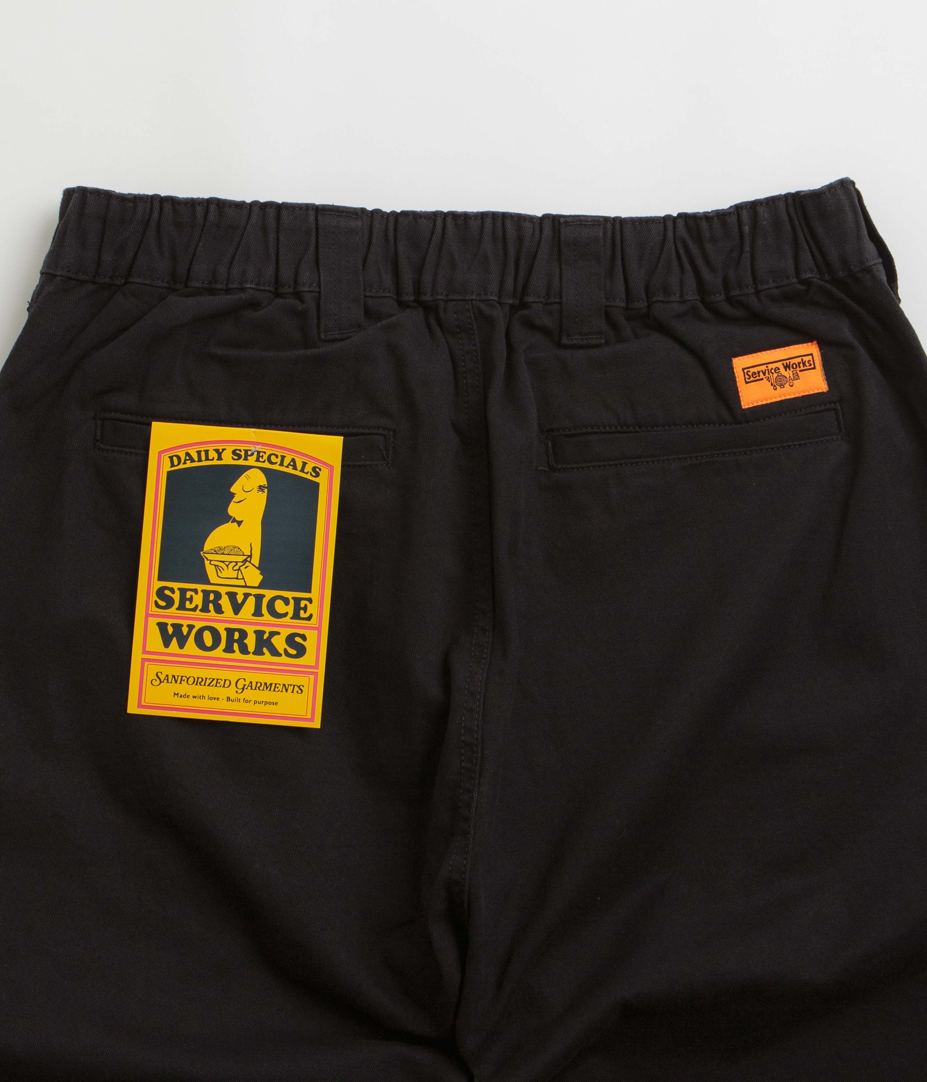 Service Works Drill Waiter Pants - Black - Image 6