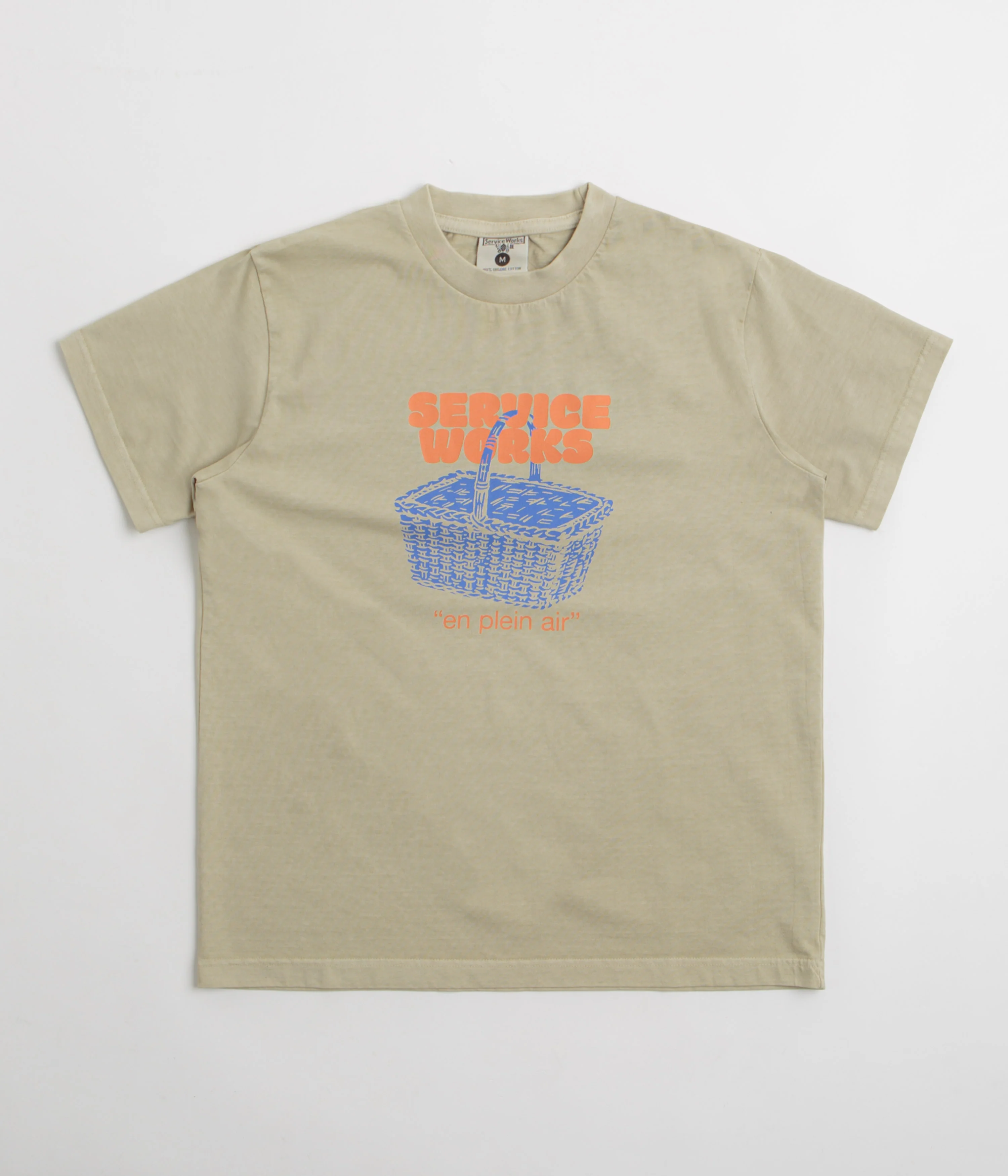 Service Works En Plein Air T-Shirt - Stone