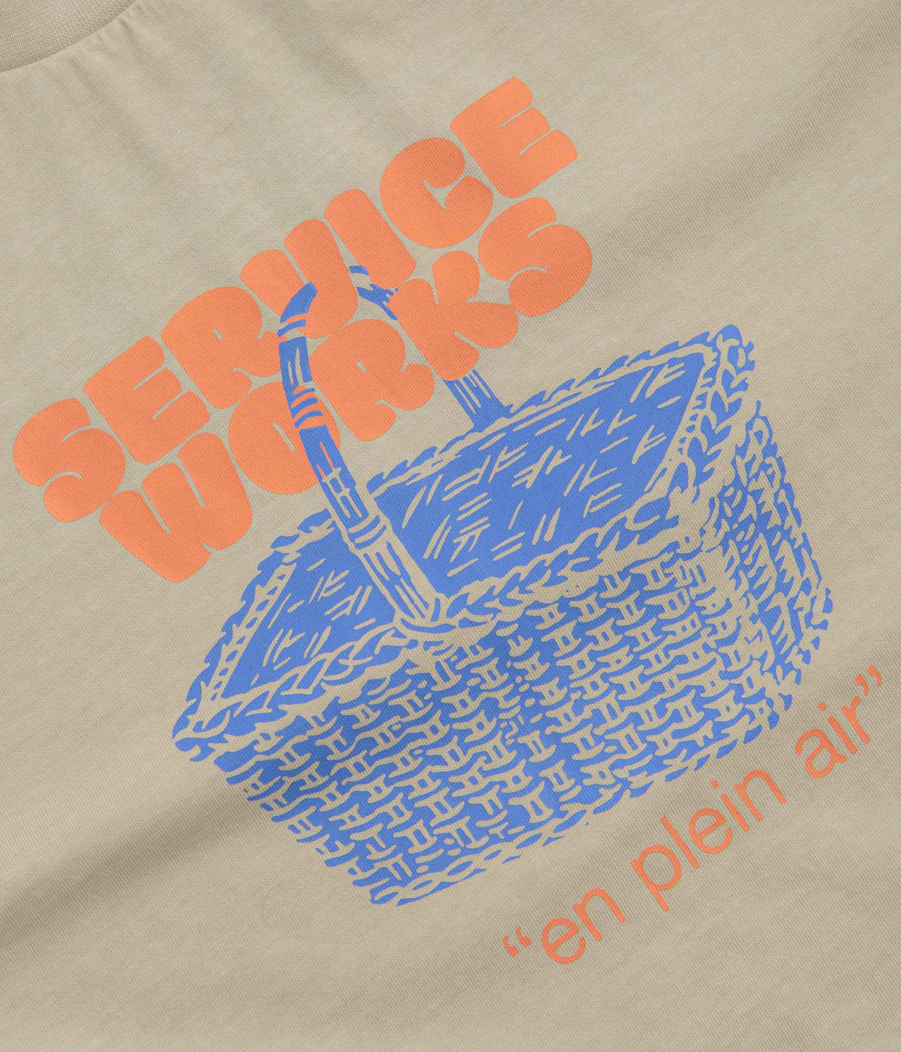 Service Works En Plein Air T-Shirt - Stone - Image 2