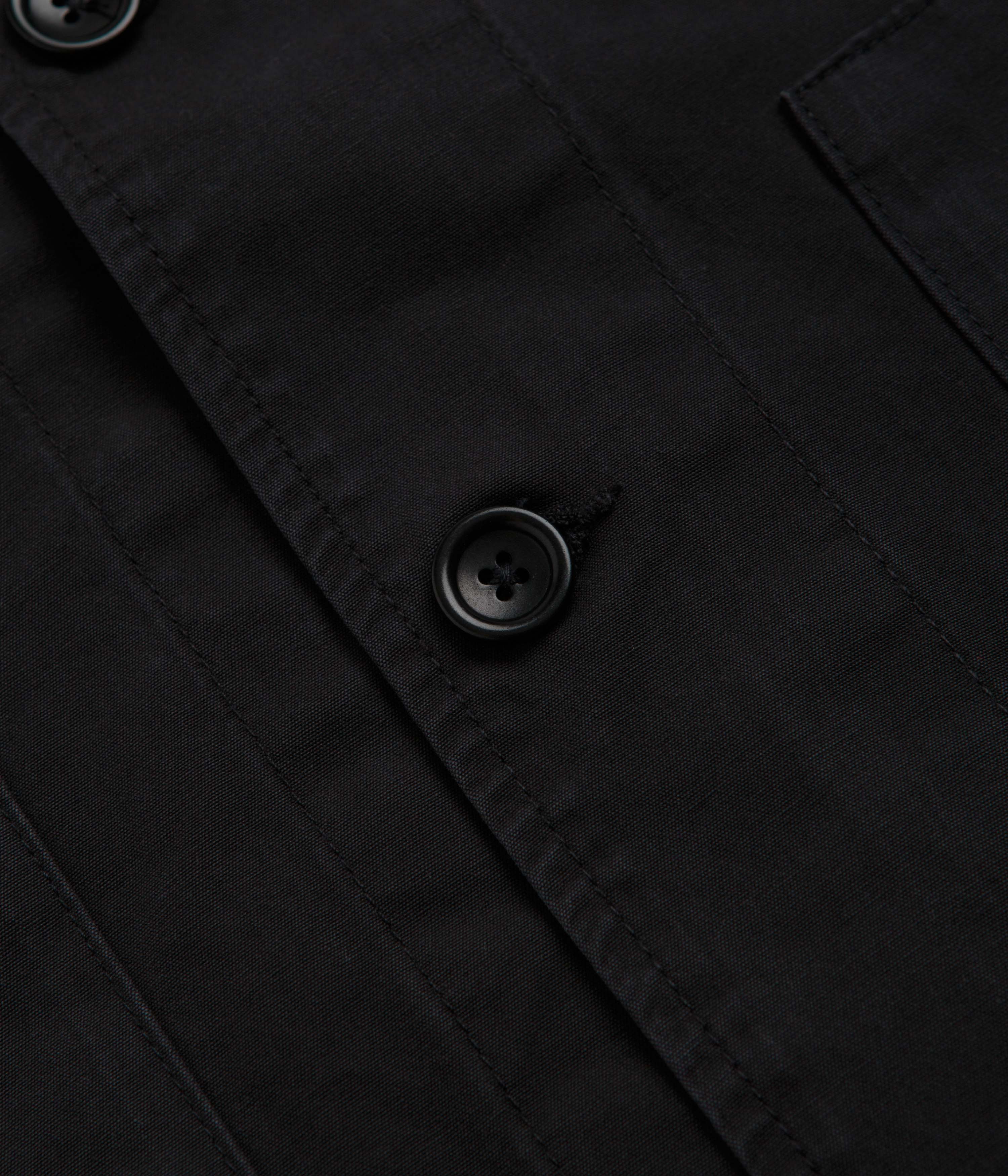 Service Works Fine Twill Waiters Jacket - Black - Image 4