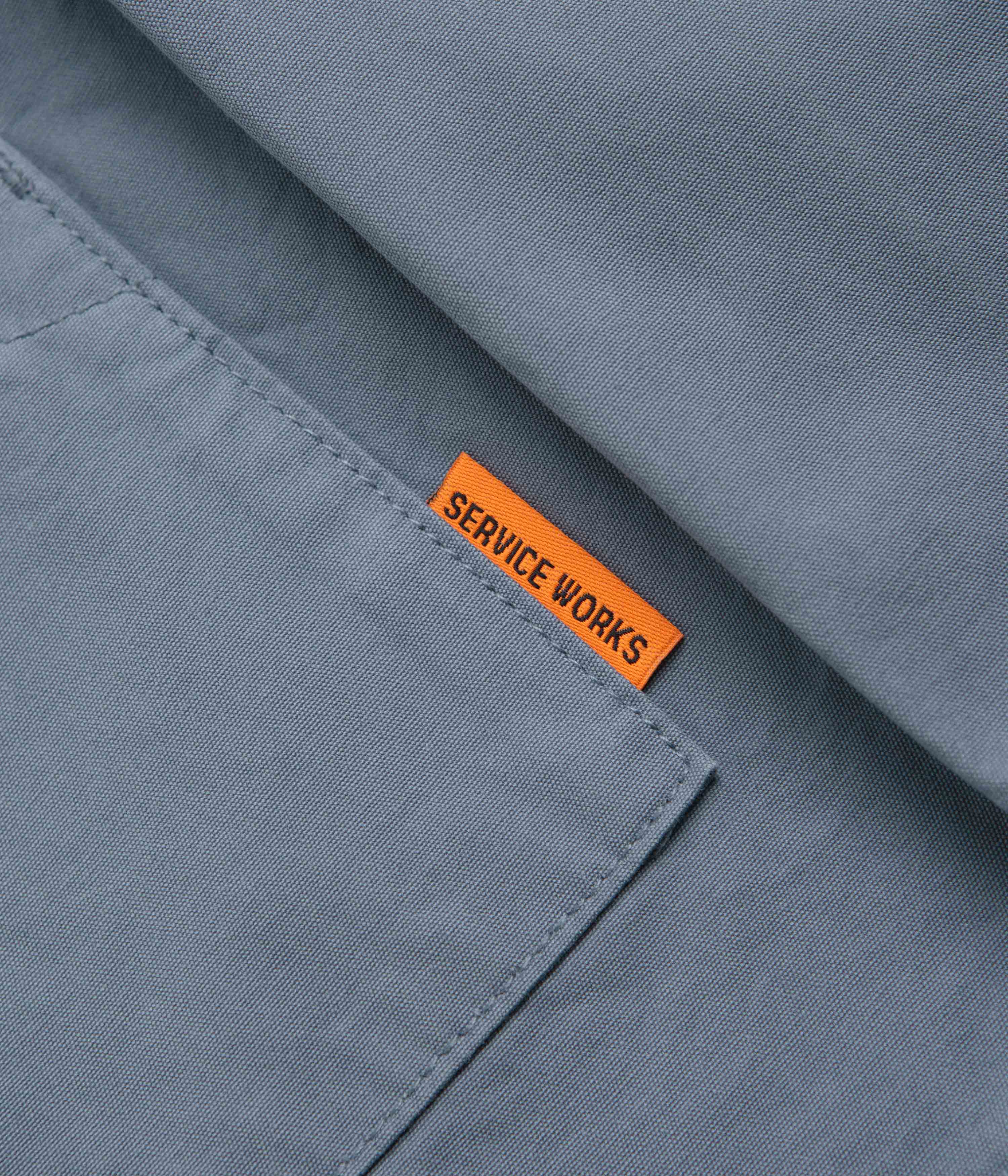 Service Works Fine Twill Waiters Jacket - Harbour - Image 3