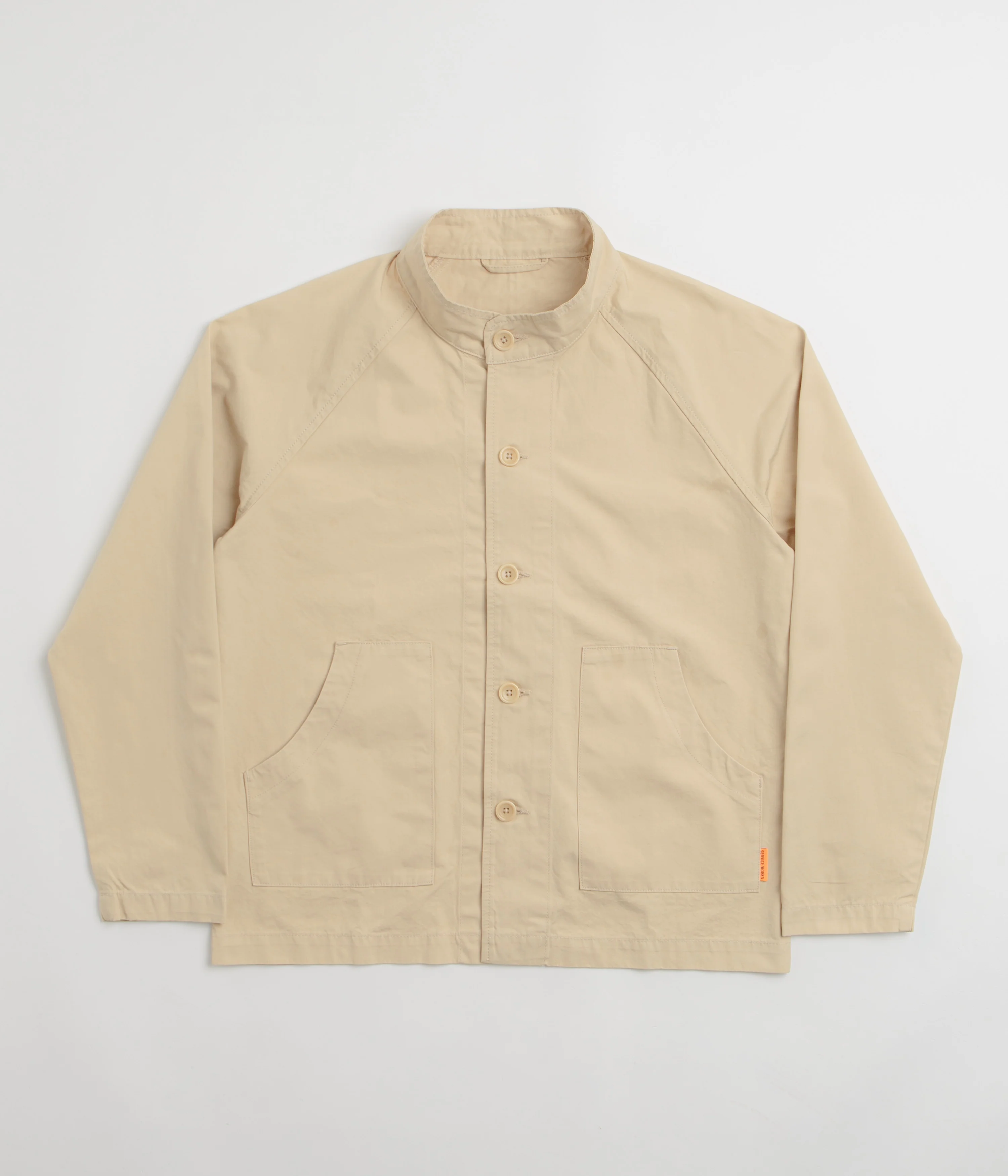 Service Works Fine Twill Waiters Jacket - Pale Khaki