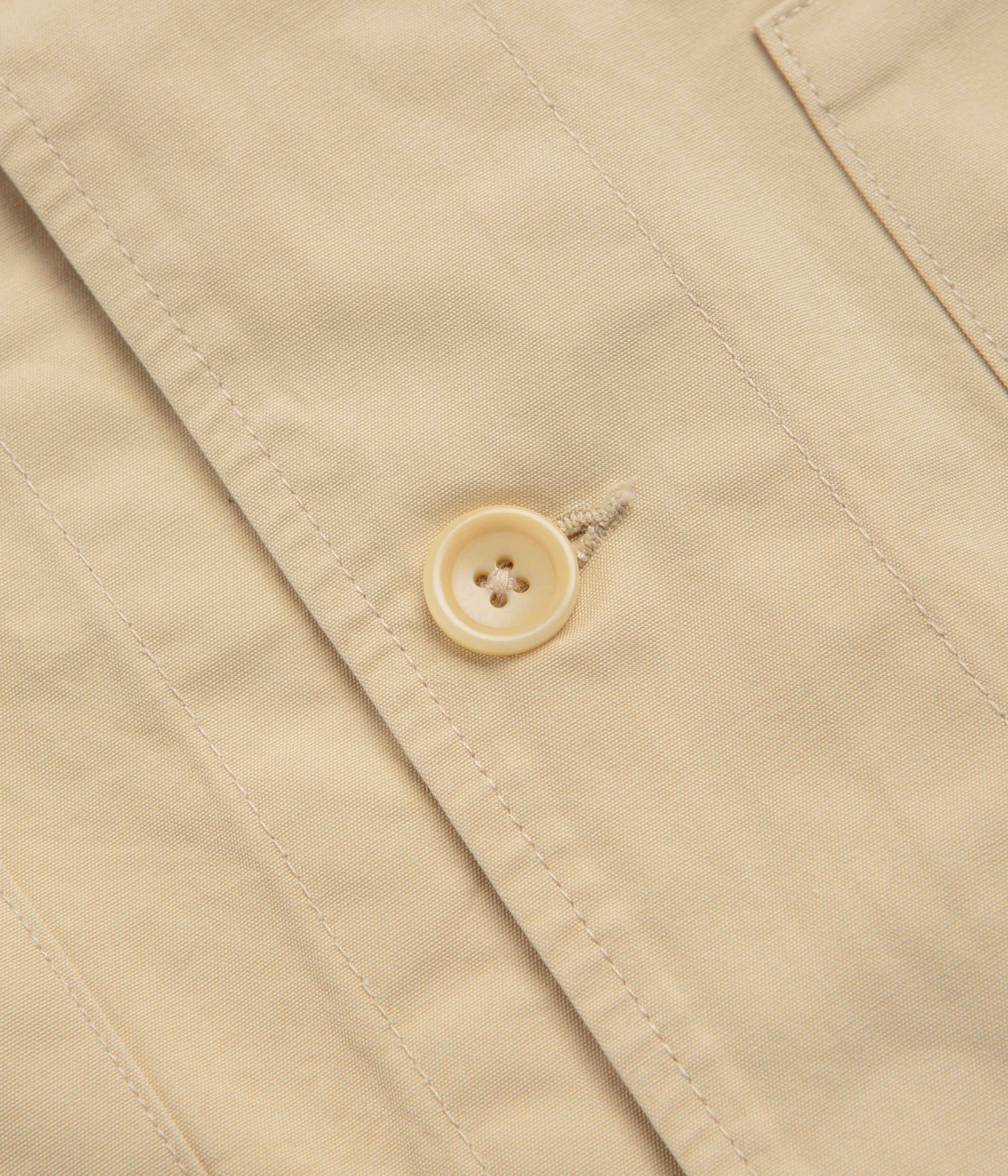Service Works Fine Twill Waiters Jacket - Pale Khaki - Image 5