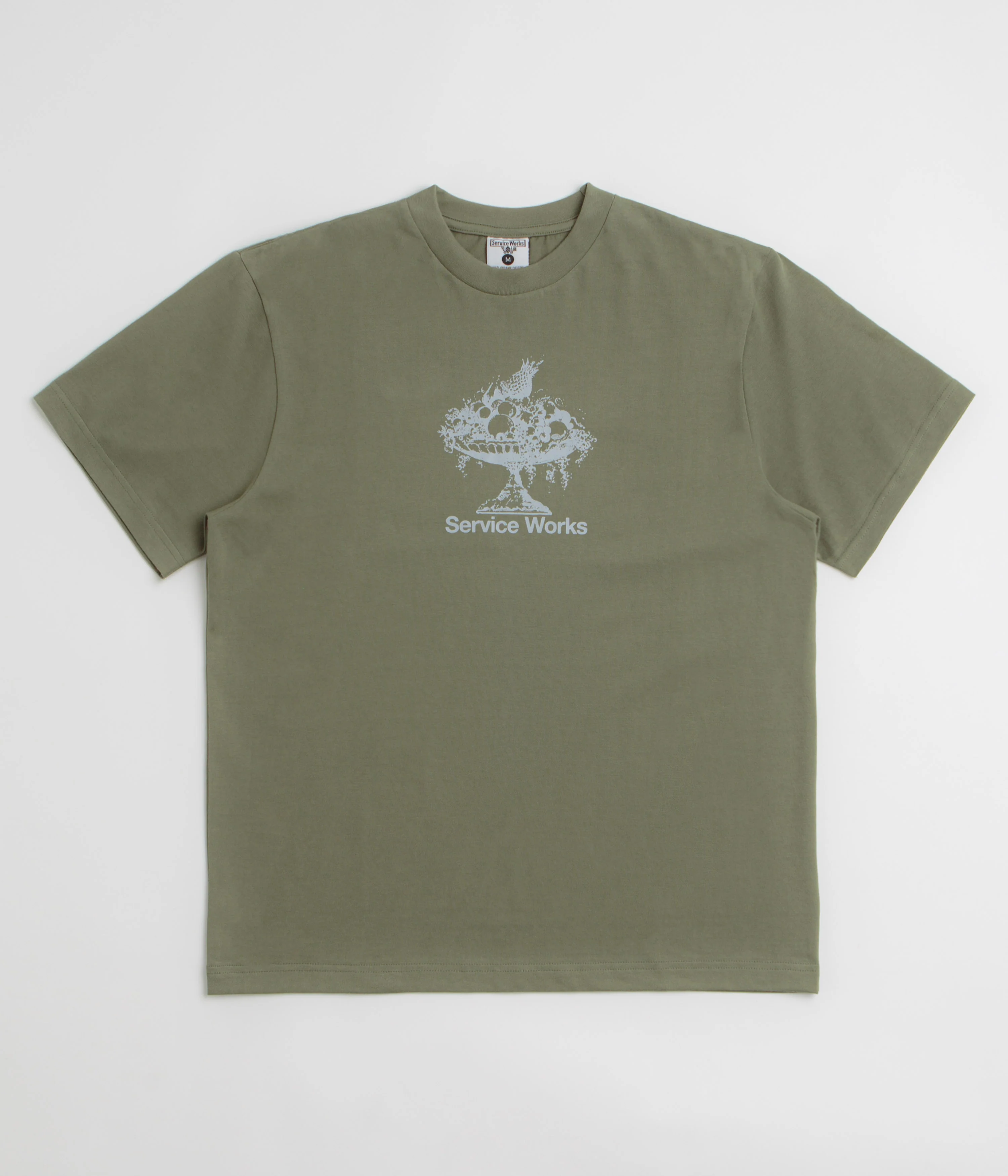 Service Works Fruit Bowl T-Shirt - Olive