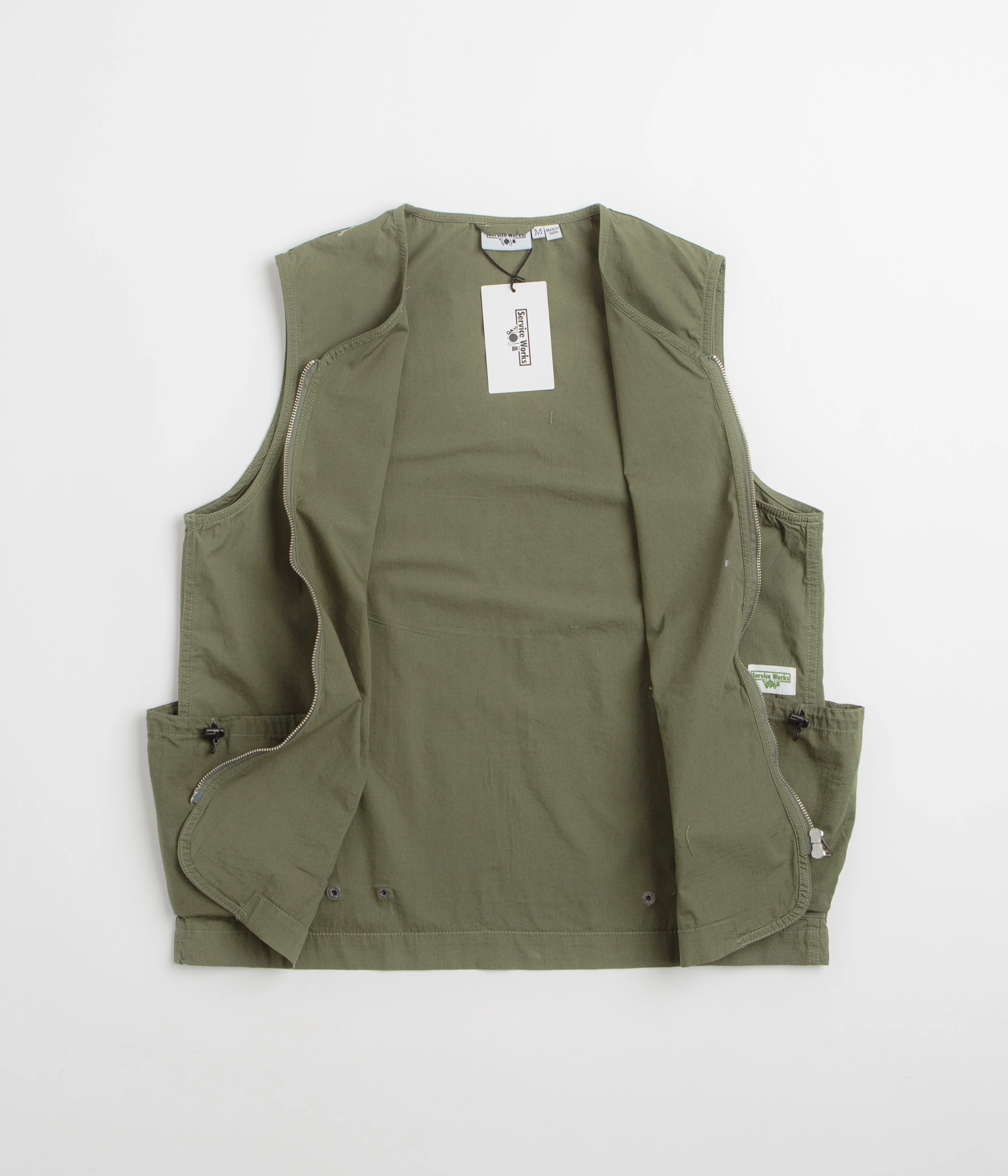 Service Works Gardener Vest - Olive - Image 2