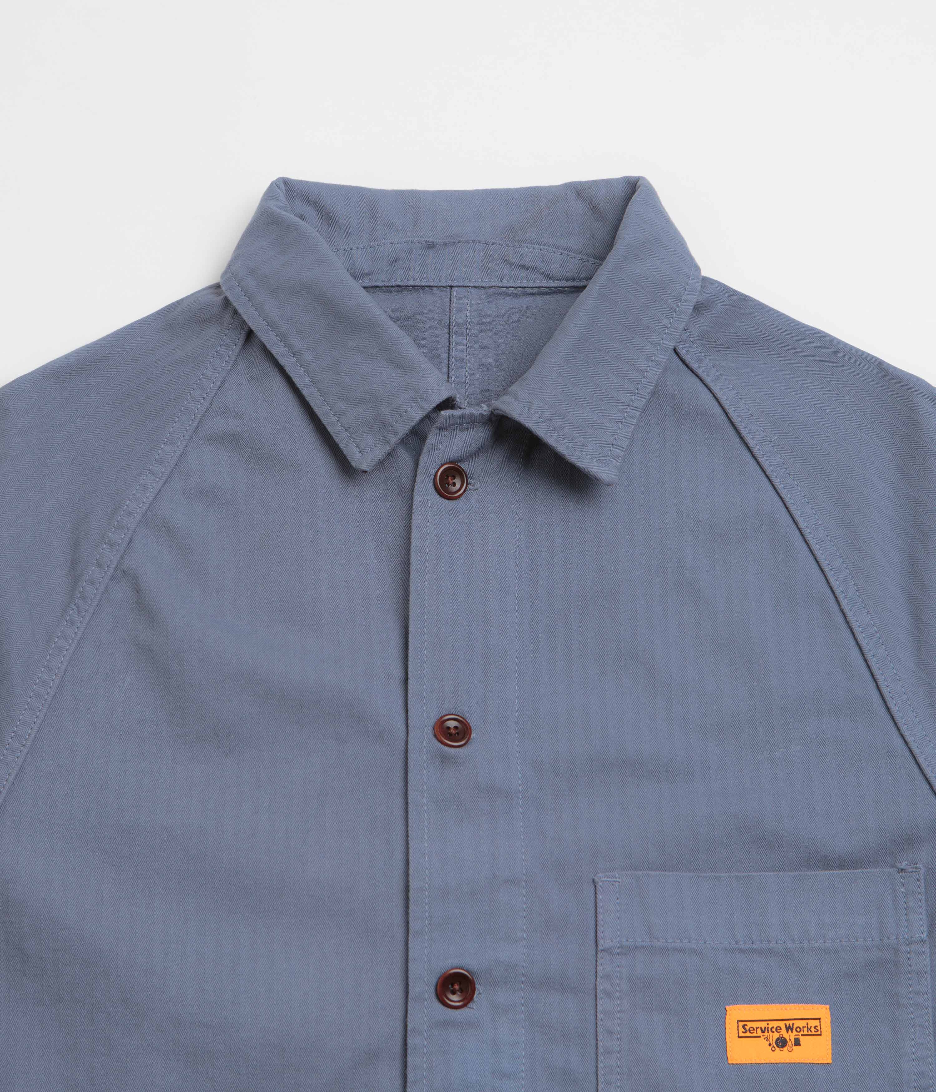 Service Works Herringbone FOH Jacket - Harbour - Image 2
