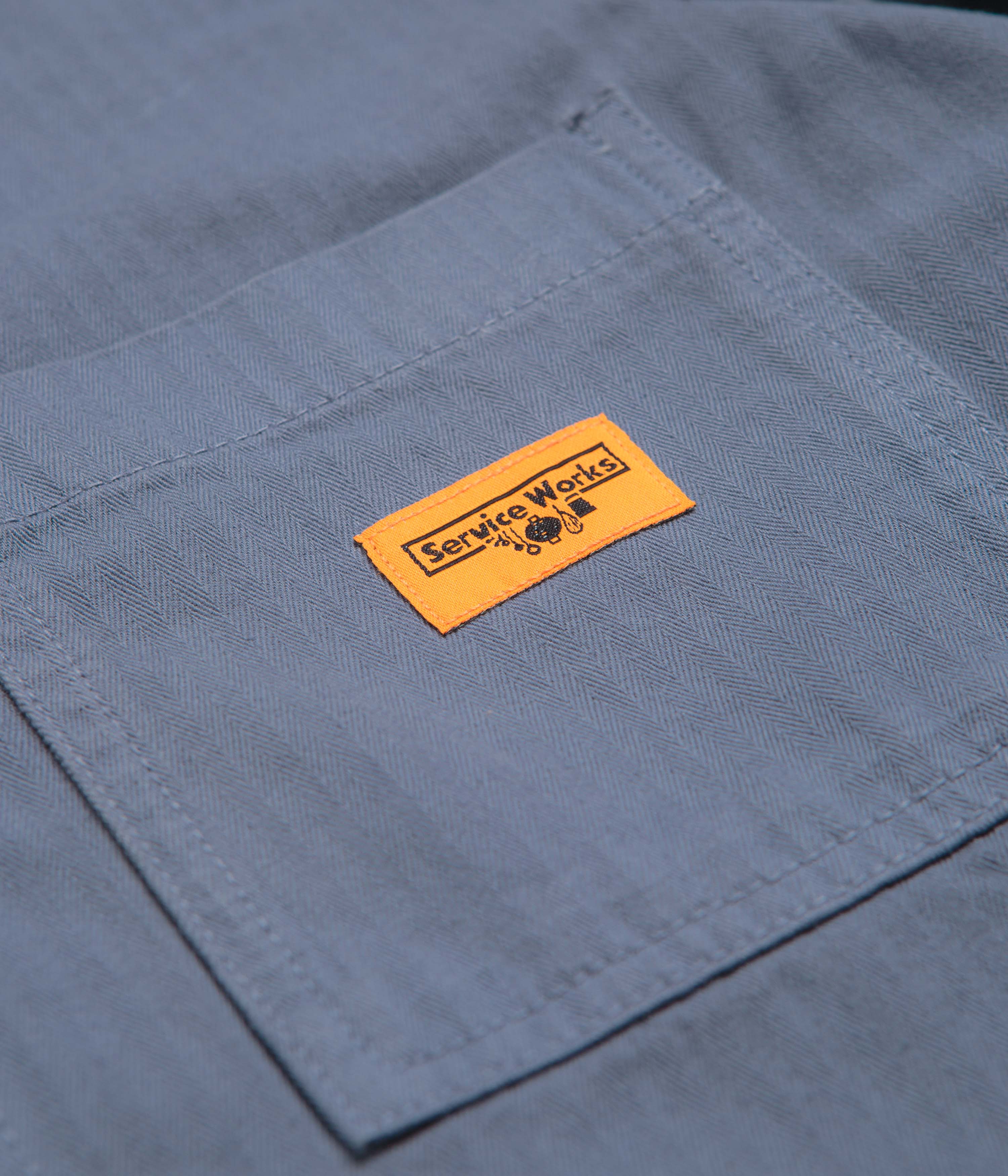 Service Works Herringbone FOH Jacket - Harbour - Image 3