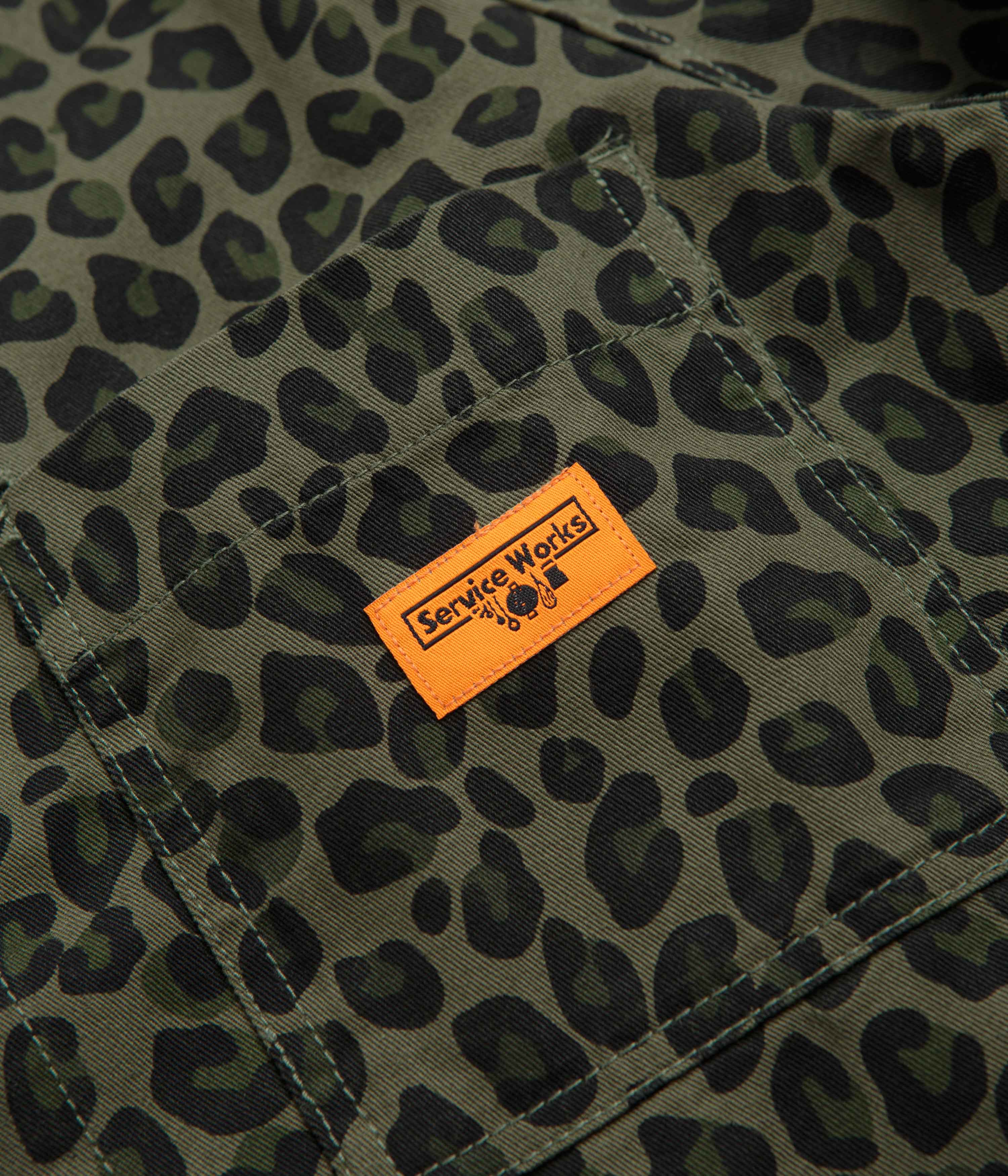 Service Works Leopard FOH Jacket - Green - Image 3