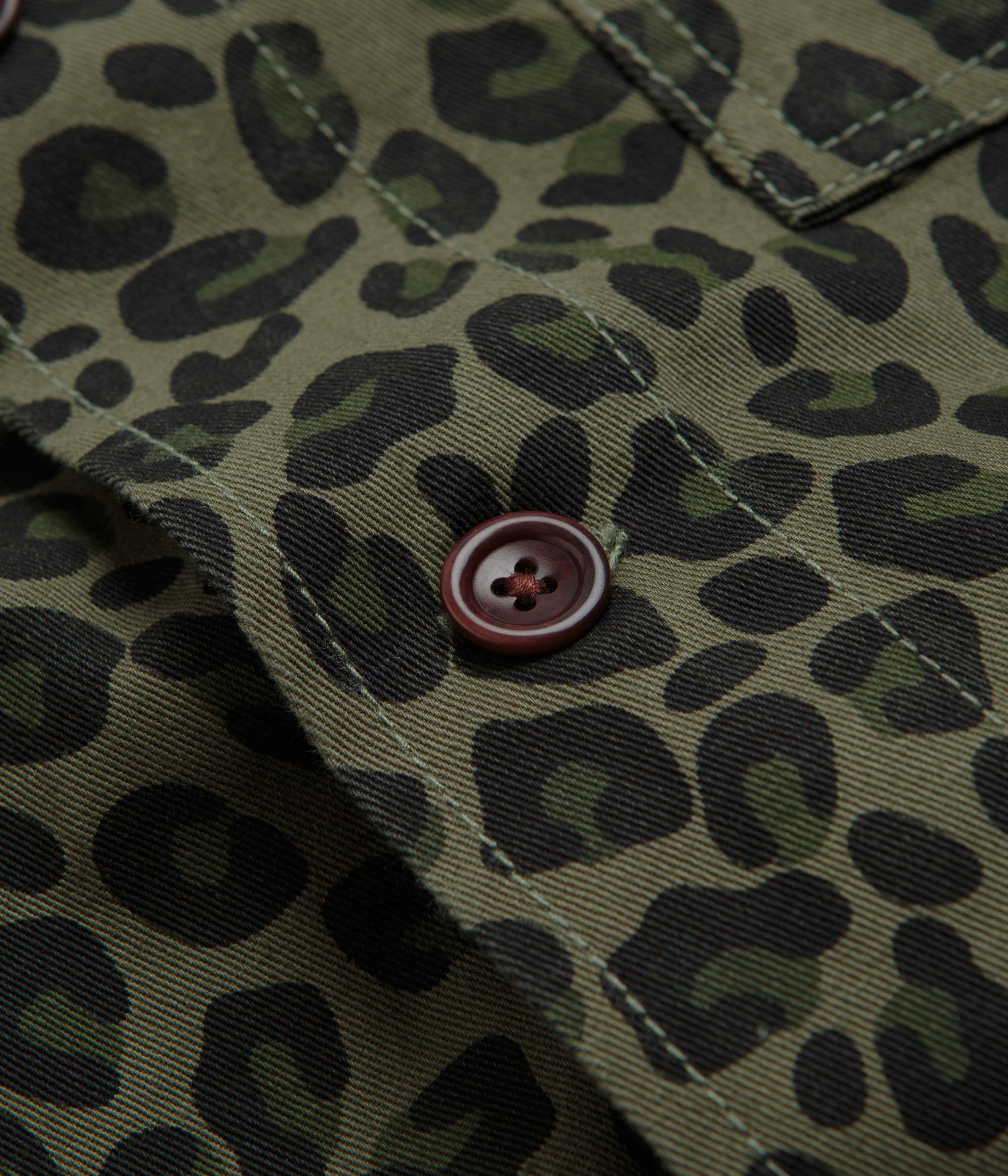 Service Works Leopard FOH Jacket - Green - Image 4