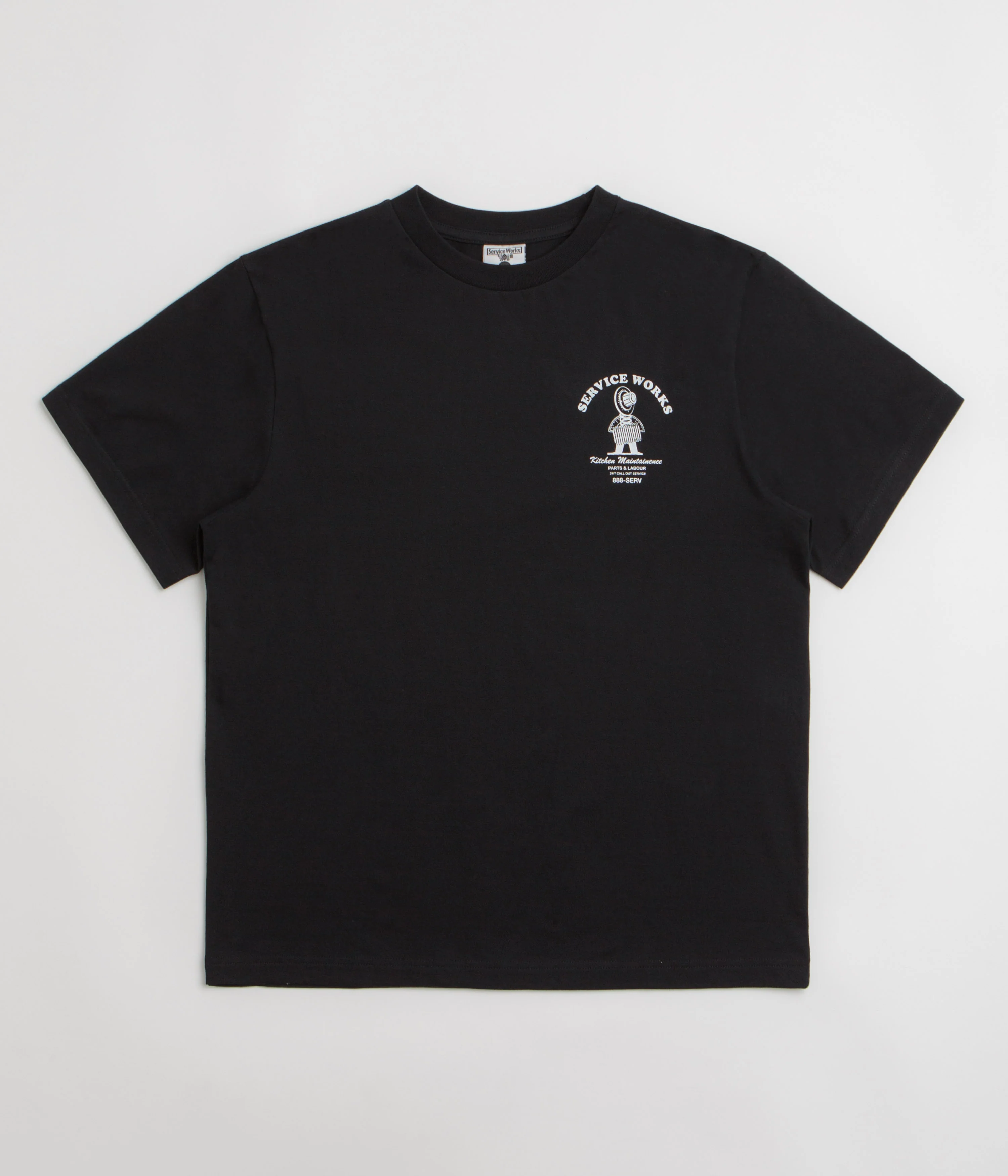 Service Works Maintenance T-Shirt - Black - Image 2