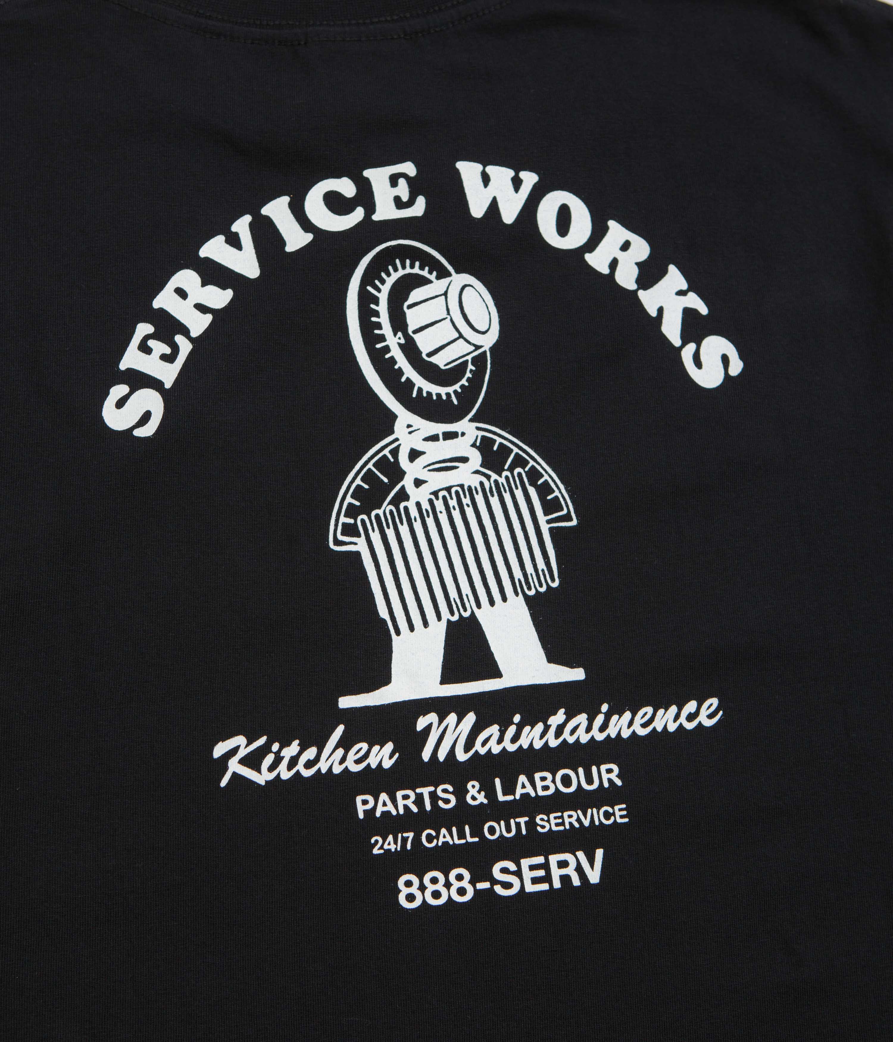 Service Works Maintenance T-Shirt - Black - Image 5