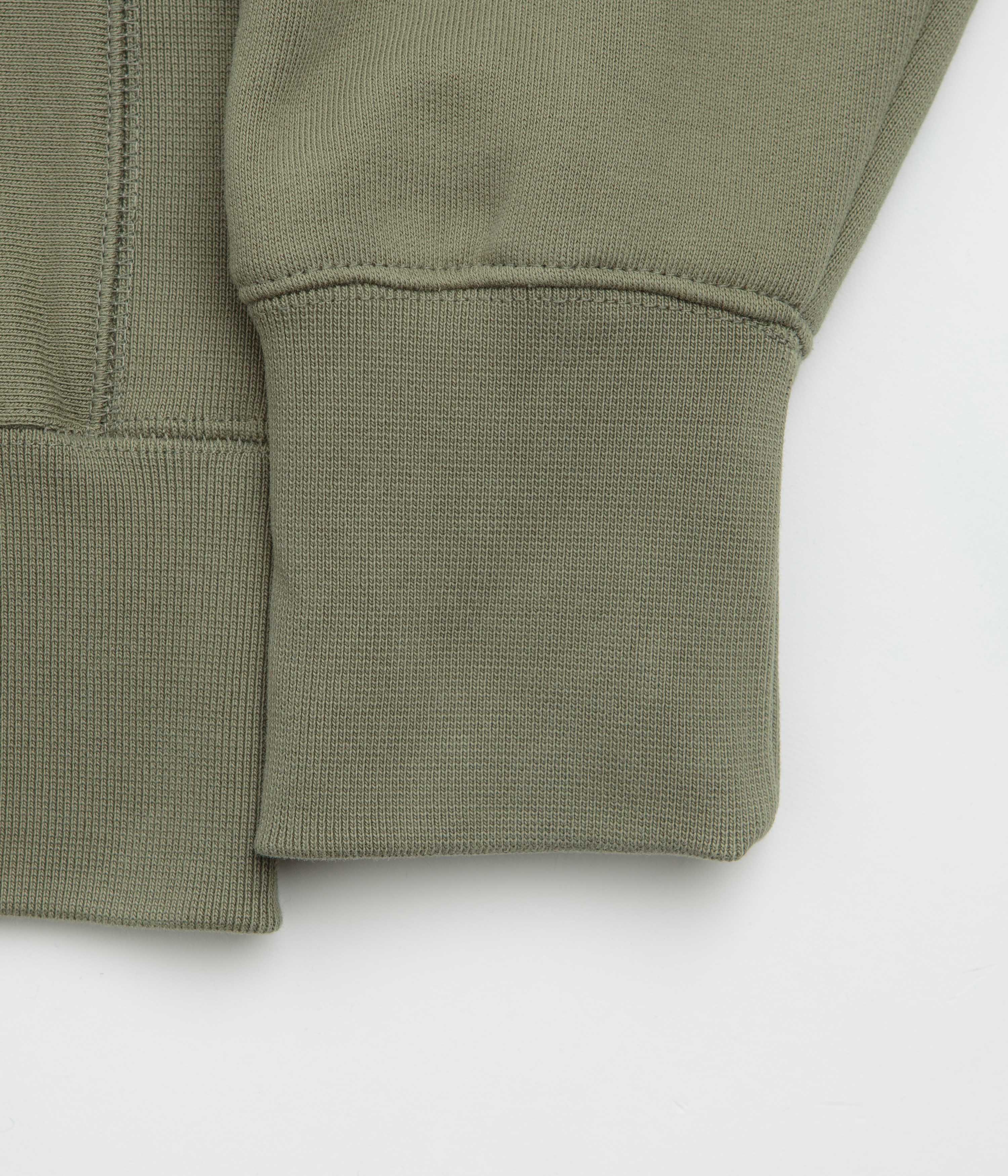 Service Works Martini Zipper Hoodie - Olive - Image 8