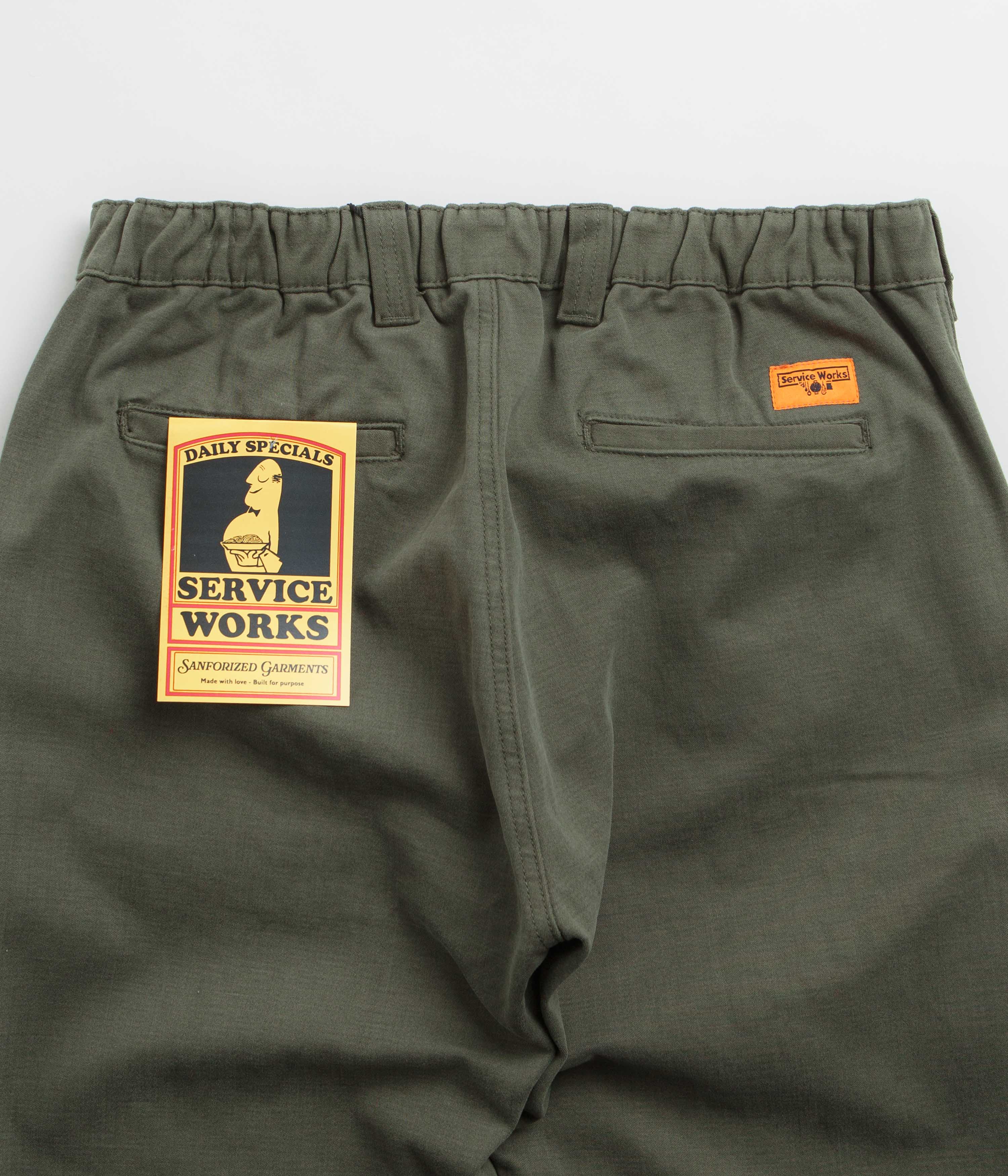 Service Works Moleskin Waiter Pants - Moss - Image 6