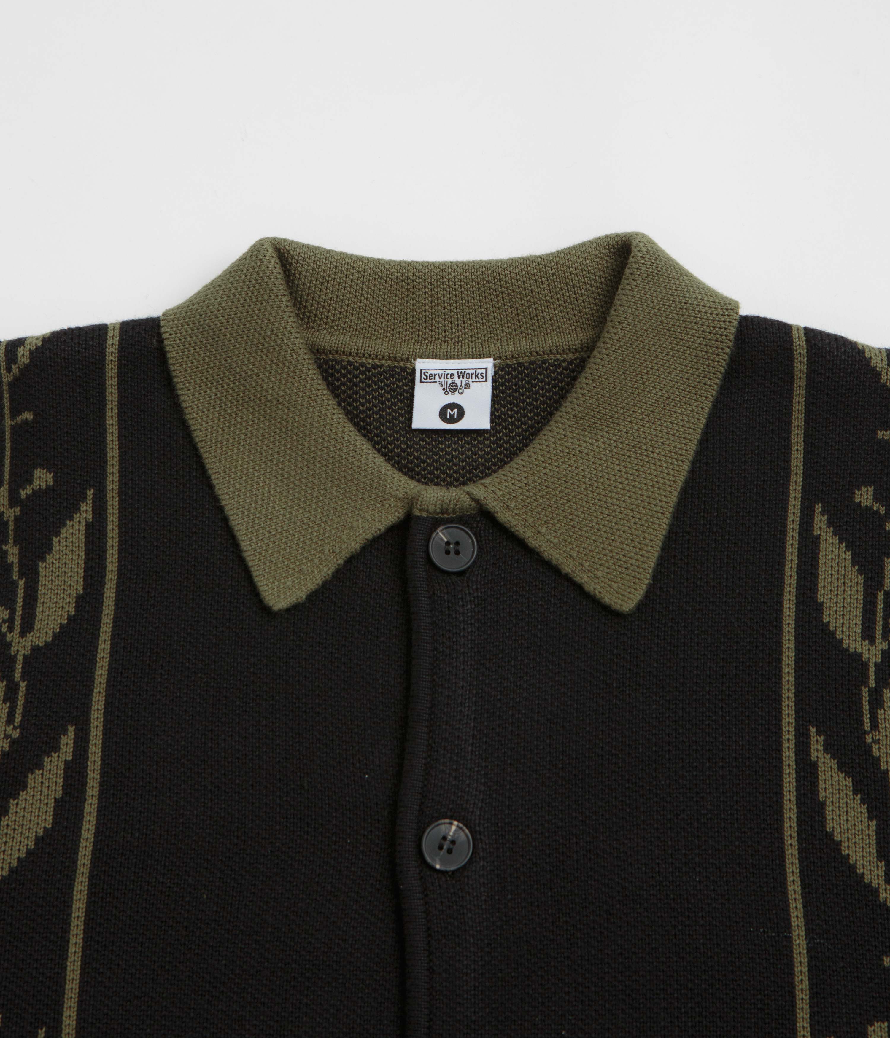 Service Works Olive Branch Cardigan - Black - Image 2