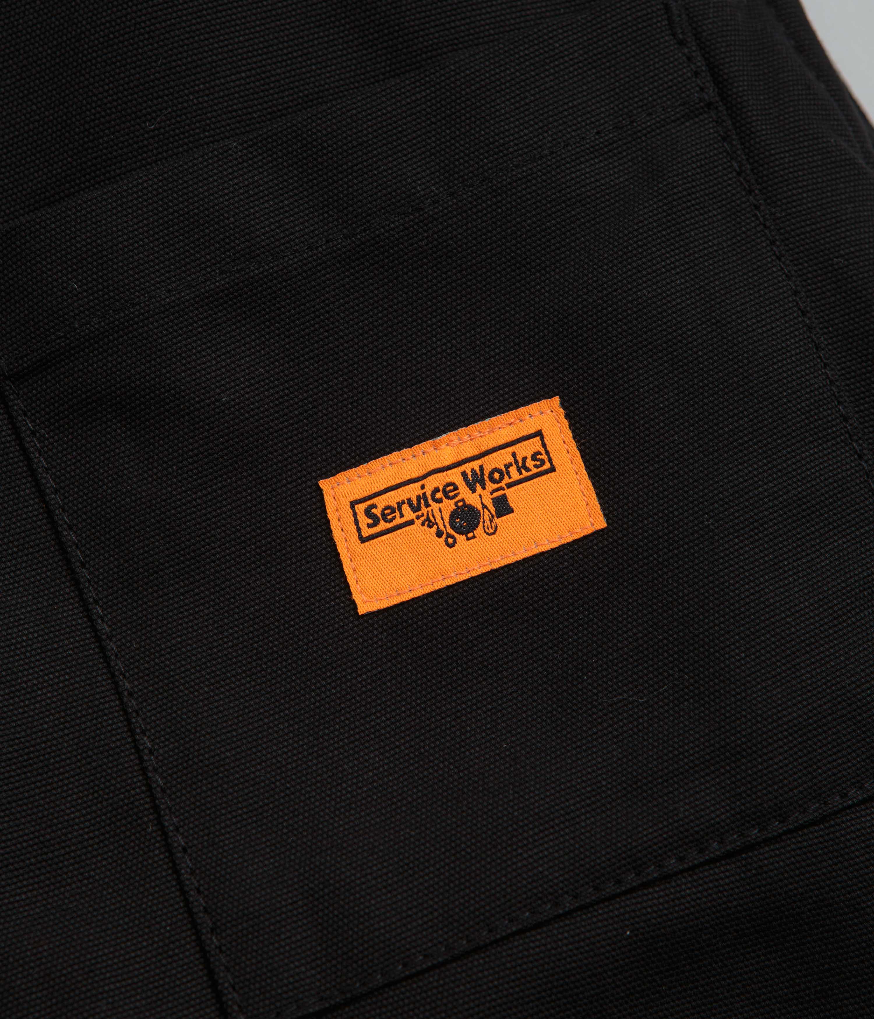 Service Works Padded Work Vest Jacket - Black - Image 5