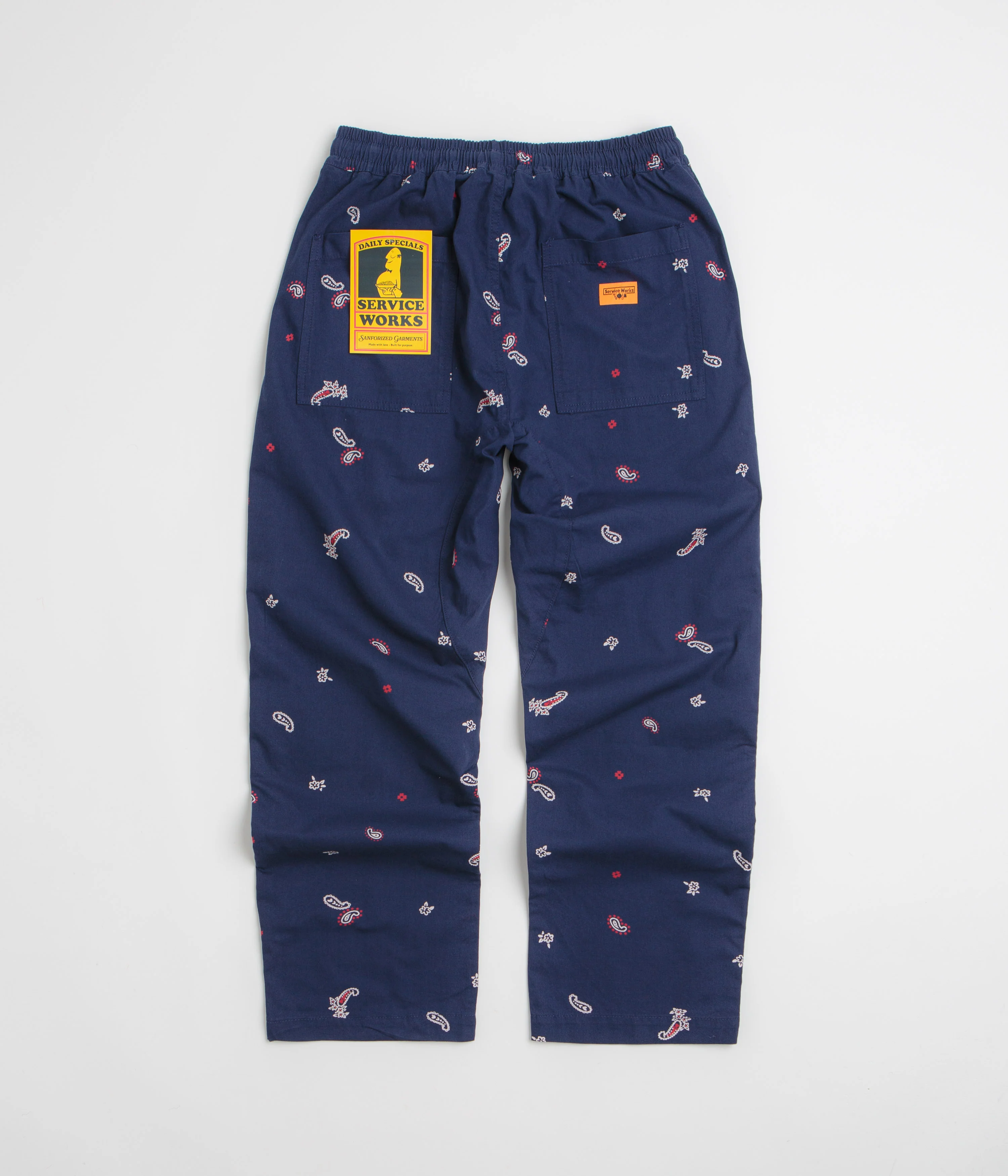 Service Works Paisley Chef Pants - Royal - Image 3