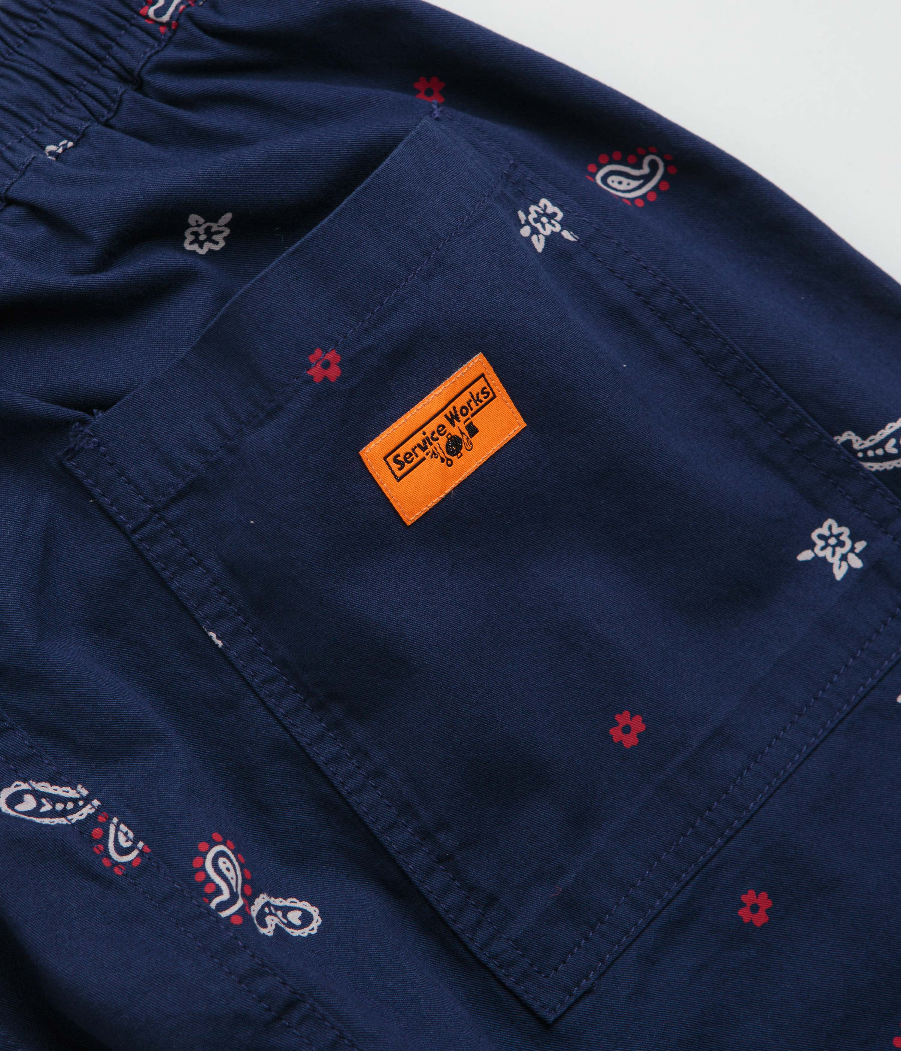 Service Works Paisley Chef Pants - Royal - Image 7