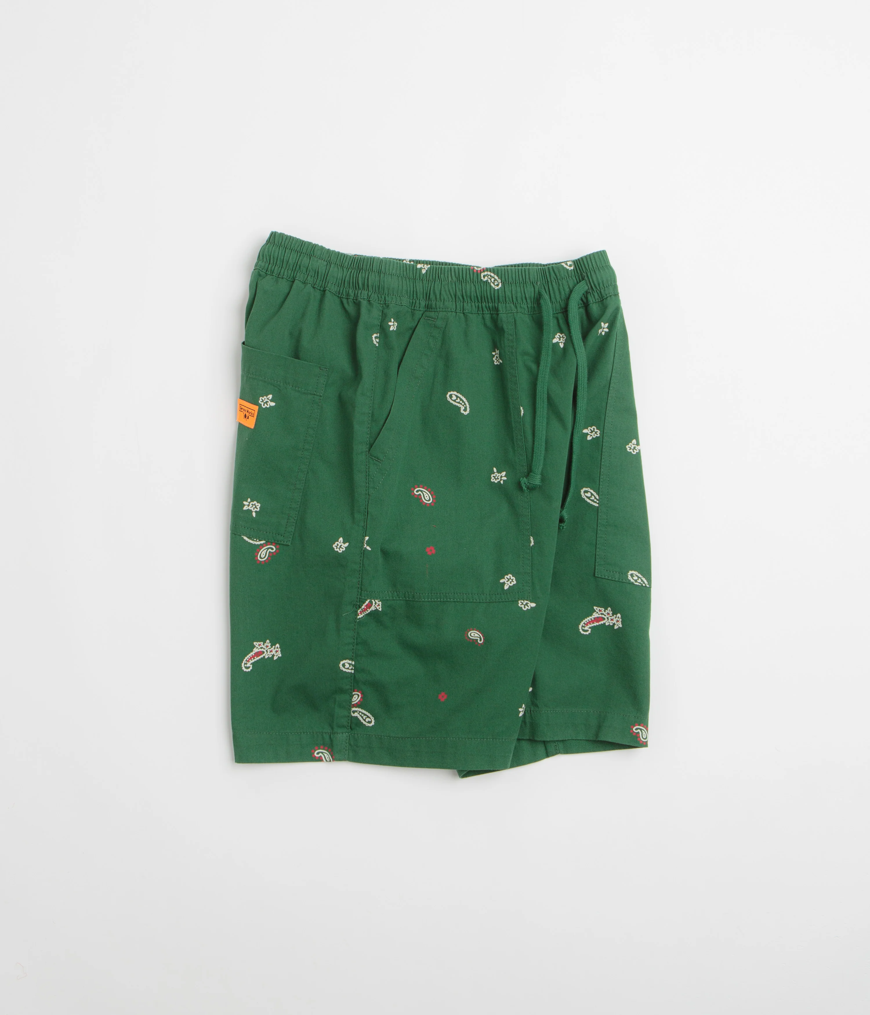 Service Works Paisley Chef Shorts - Forest - Image 2