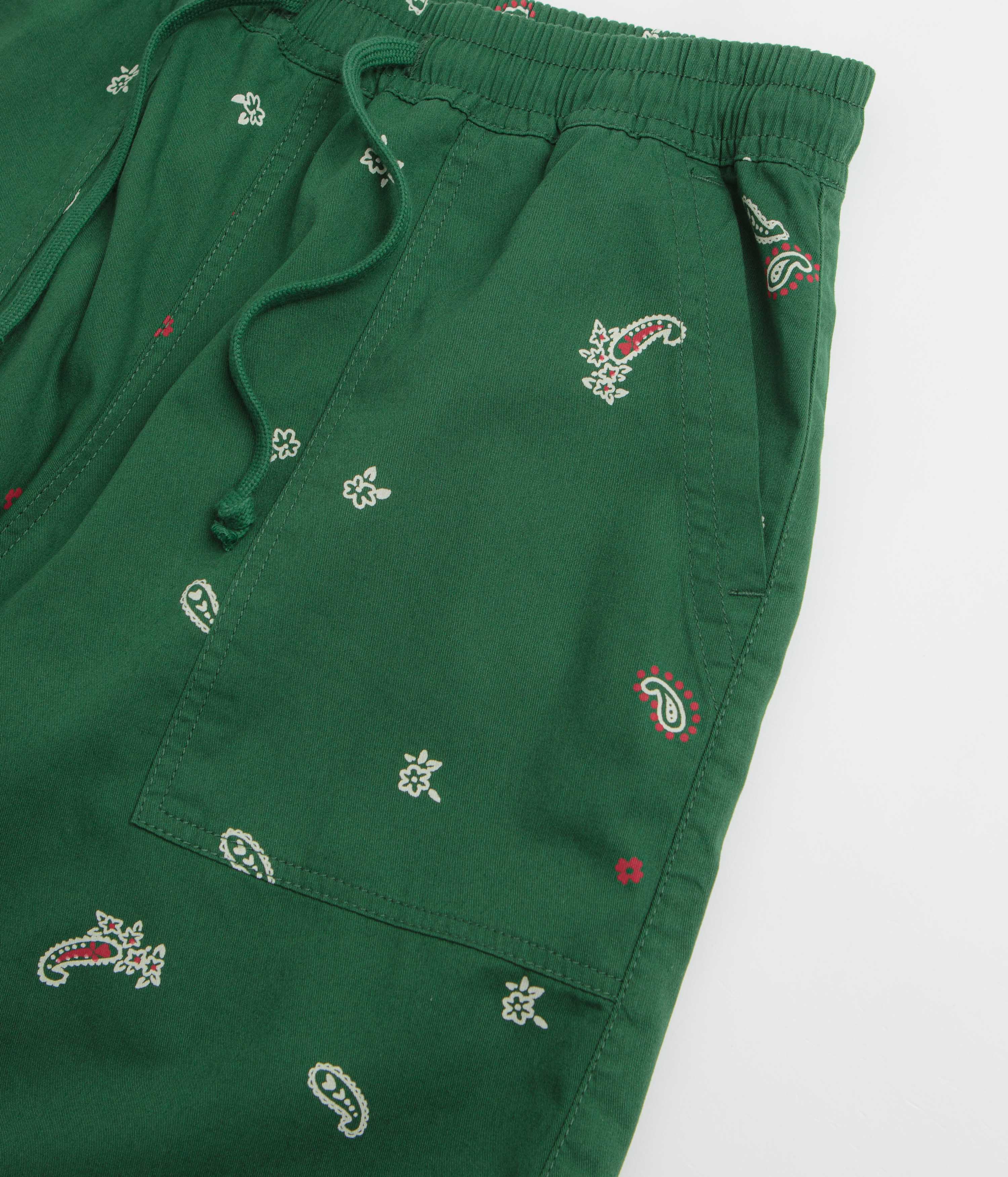 Service Works Paisley Chef Shorts - Forest - Image 6