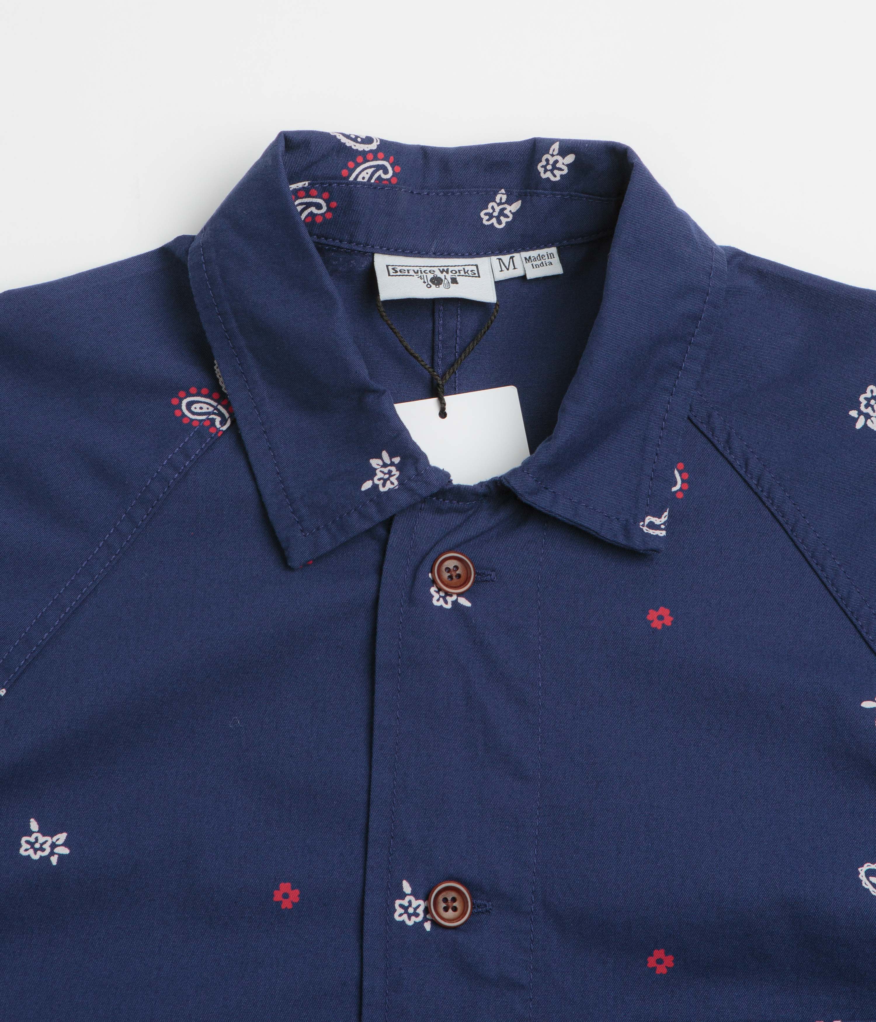 Service Works Paisley FOH Jacket - Royal - Image 3