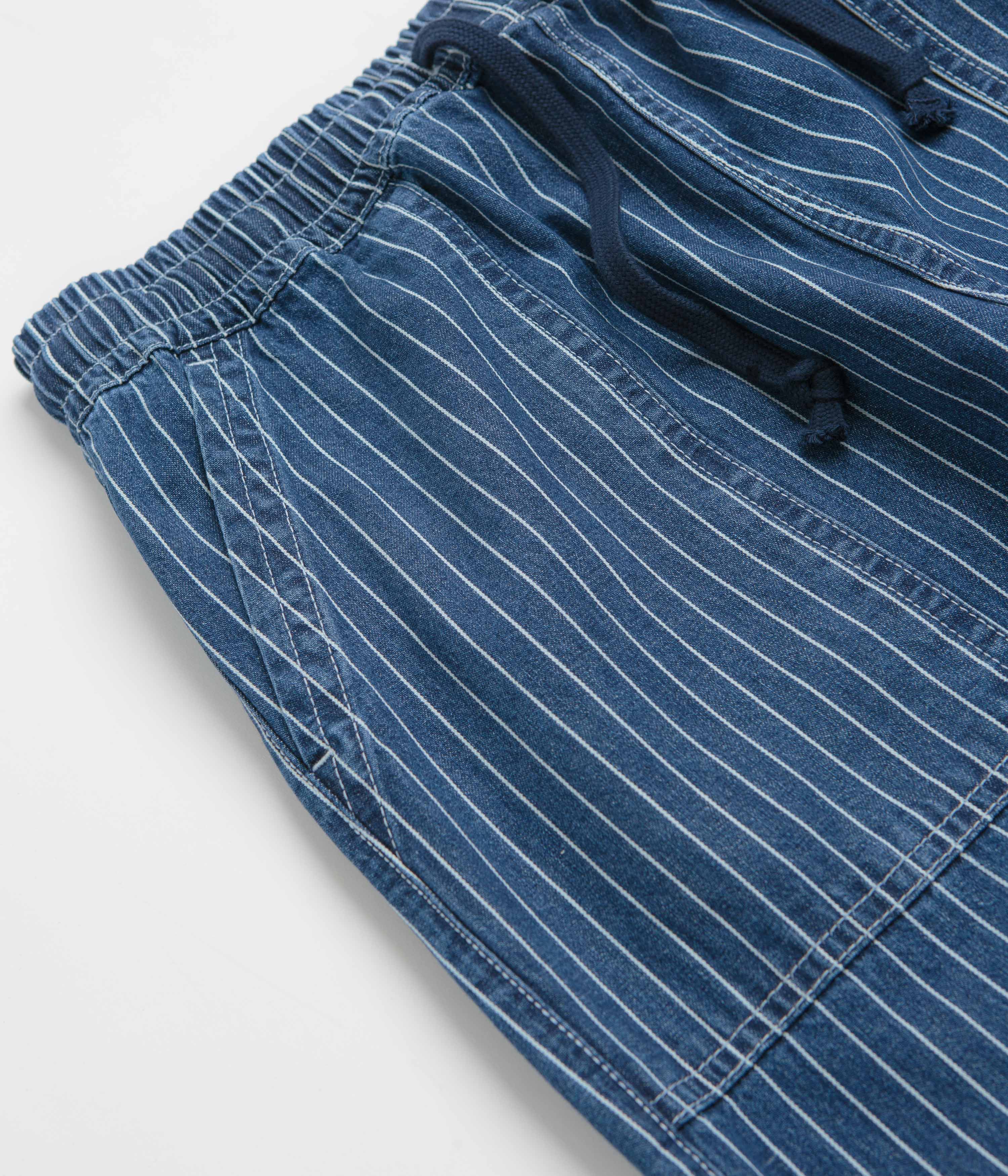 Service Works Pinstripe Denim Chef Pants - Indigo - Image 6