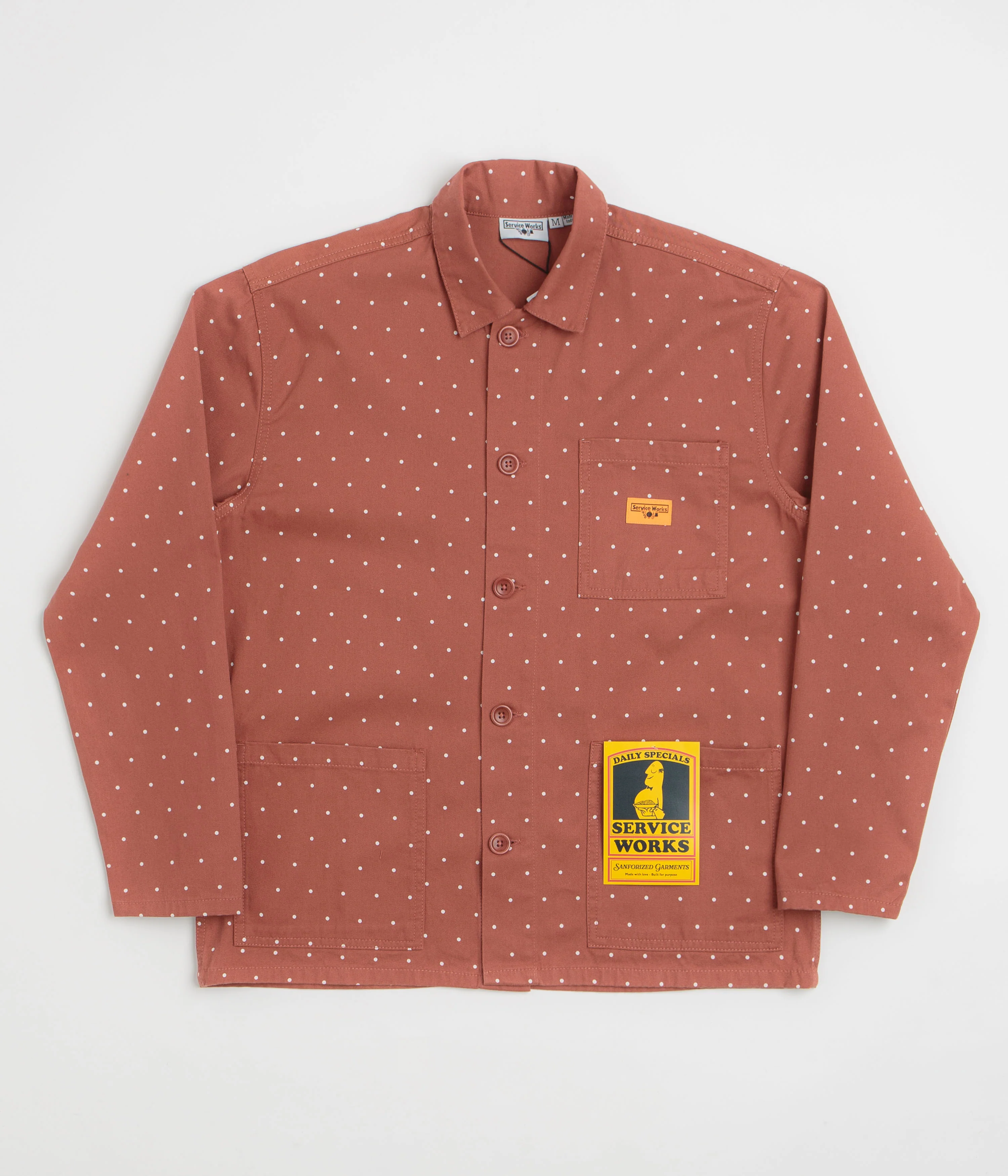 Service Works Polka Dot Chore Shirt - Clay