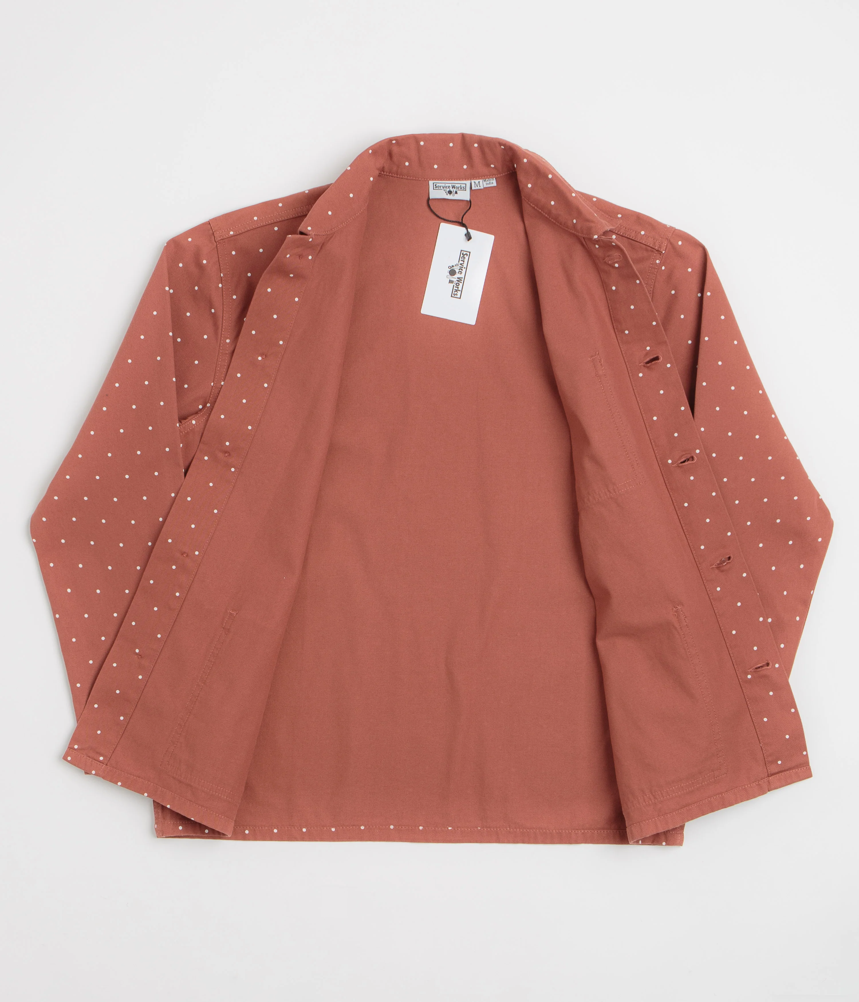 Service Works Polka Dot Chore Shirt - Clay - Image 2