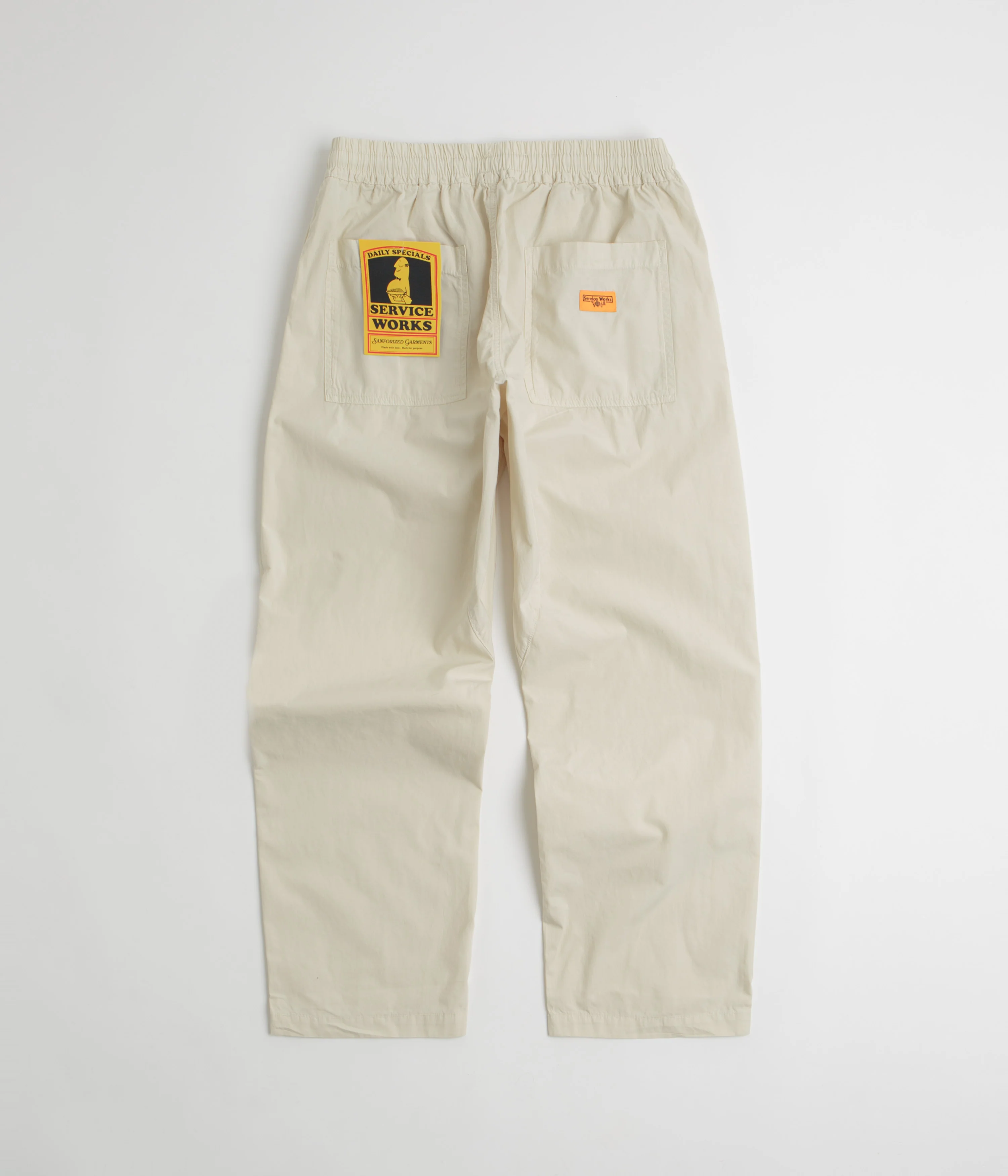Service Works Poplin Chef Pants - White Oak - Image 3