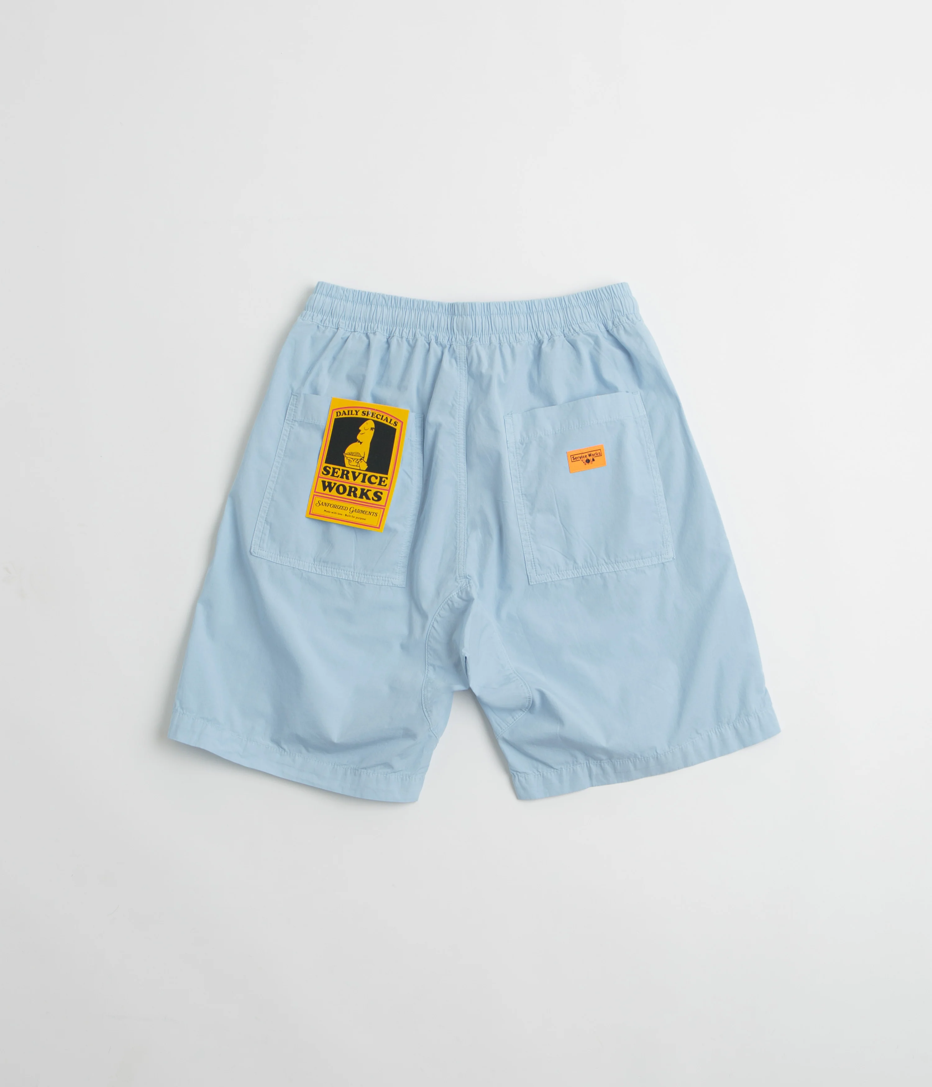 Service Works Poplin Chef Shorts - Powder - Image 4