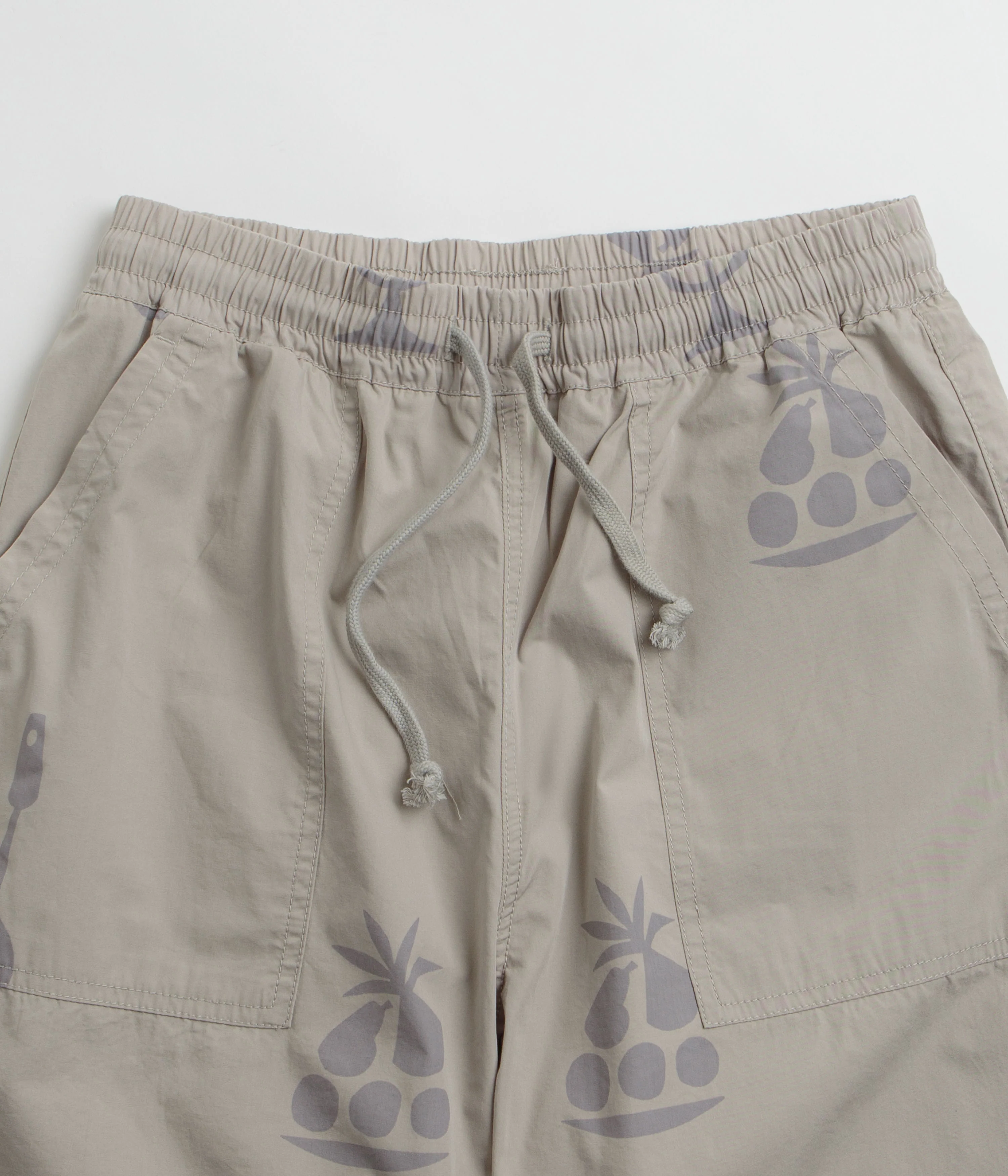 Service Works Poplin Printed Chef Shorts - Stone - Image 4