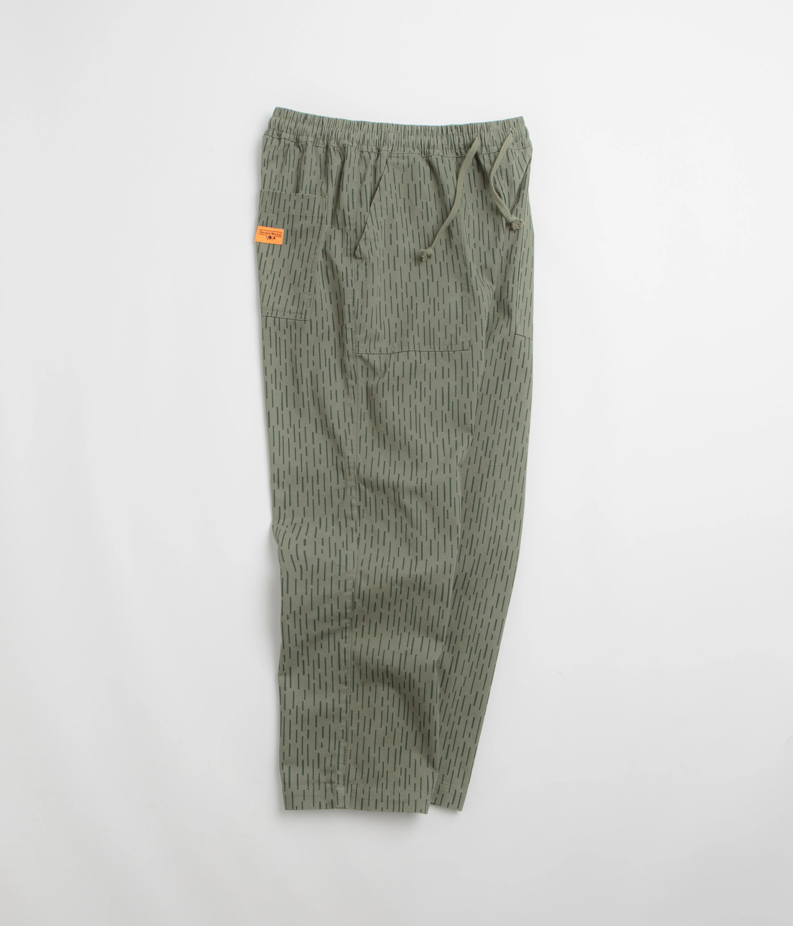 Service Works Raindrop Chef Pants - Green - Image 2