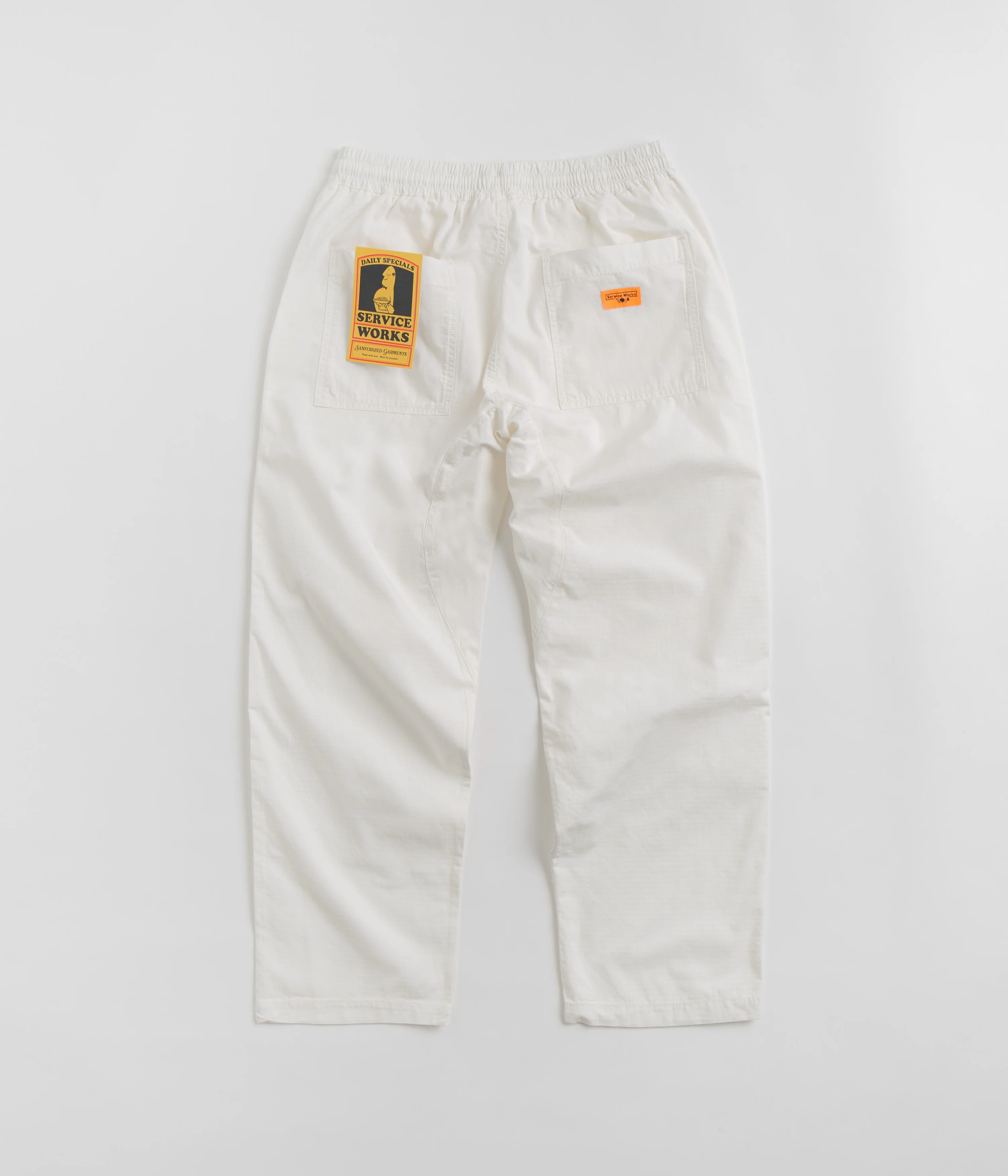 Service Works Ripstop Chef Pants - Off-White - Image 3