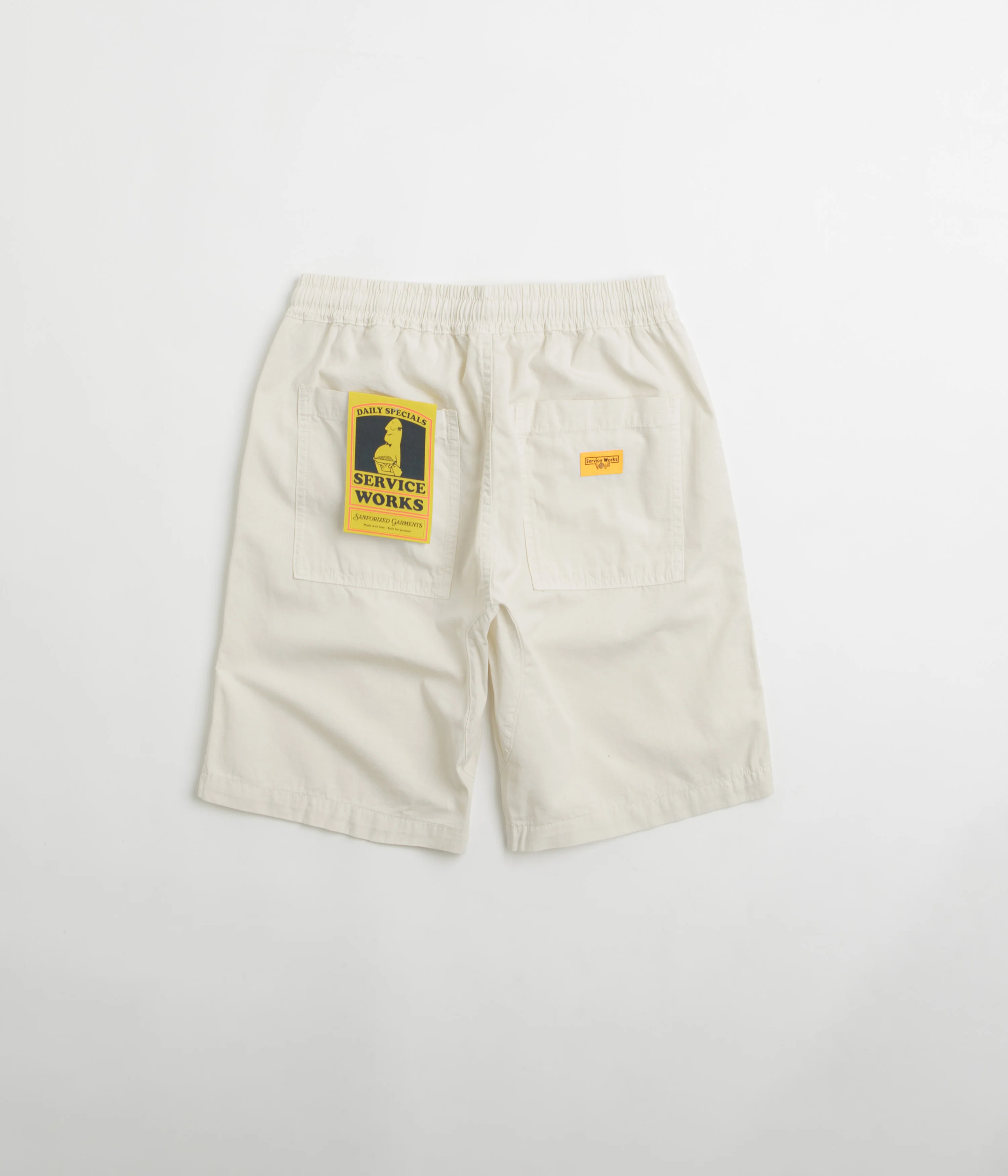 Service Works Ripstop Chef Shorts - Bone - Image 3