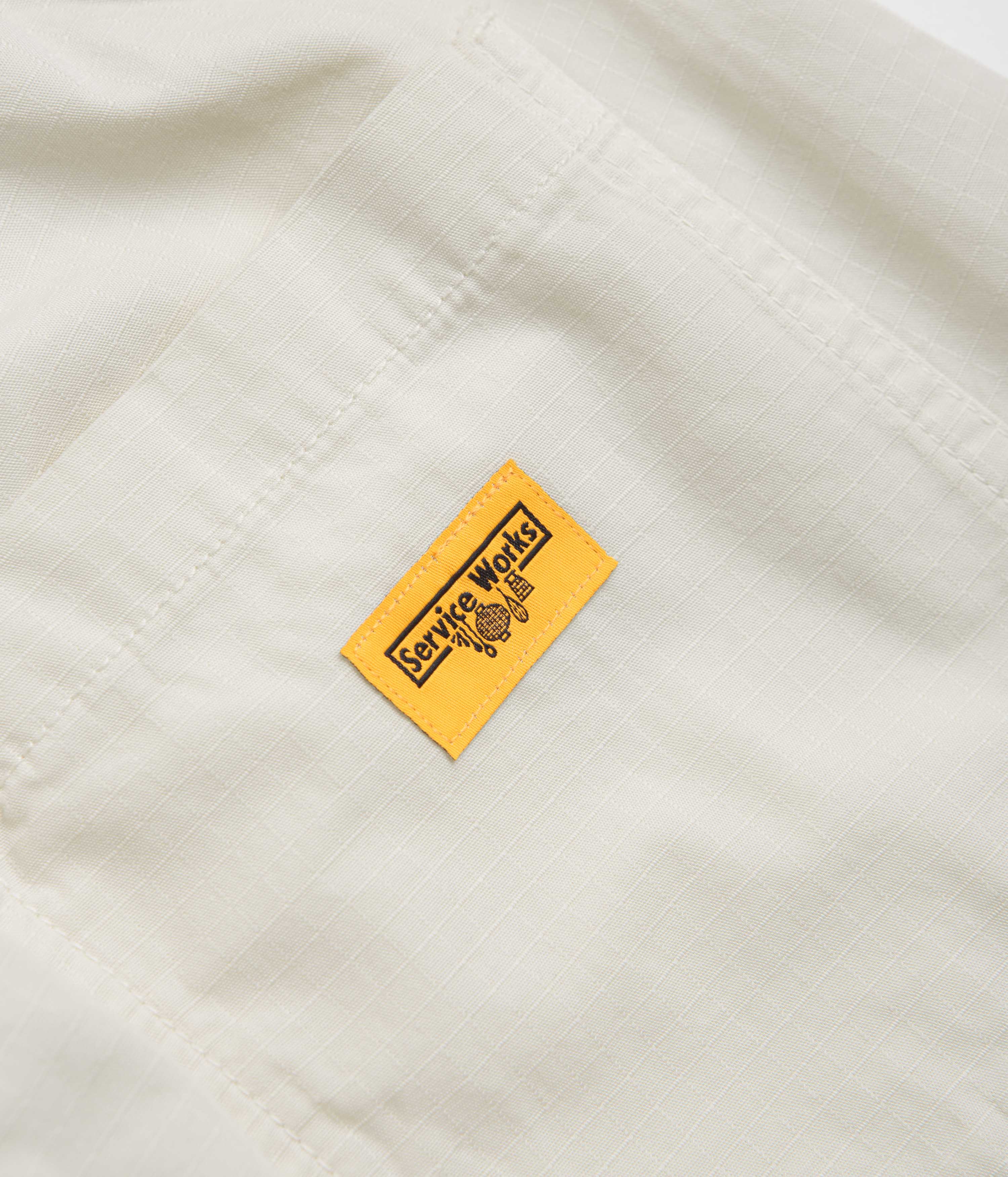 Service Works Ripstop Chef Shorts - Bone - Image 7