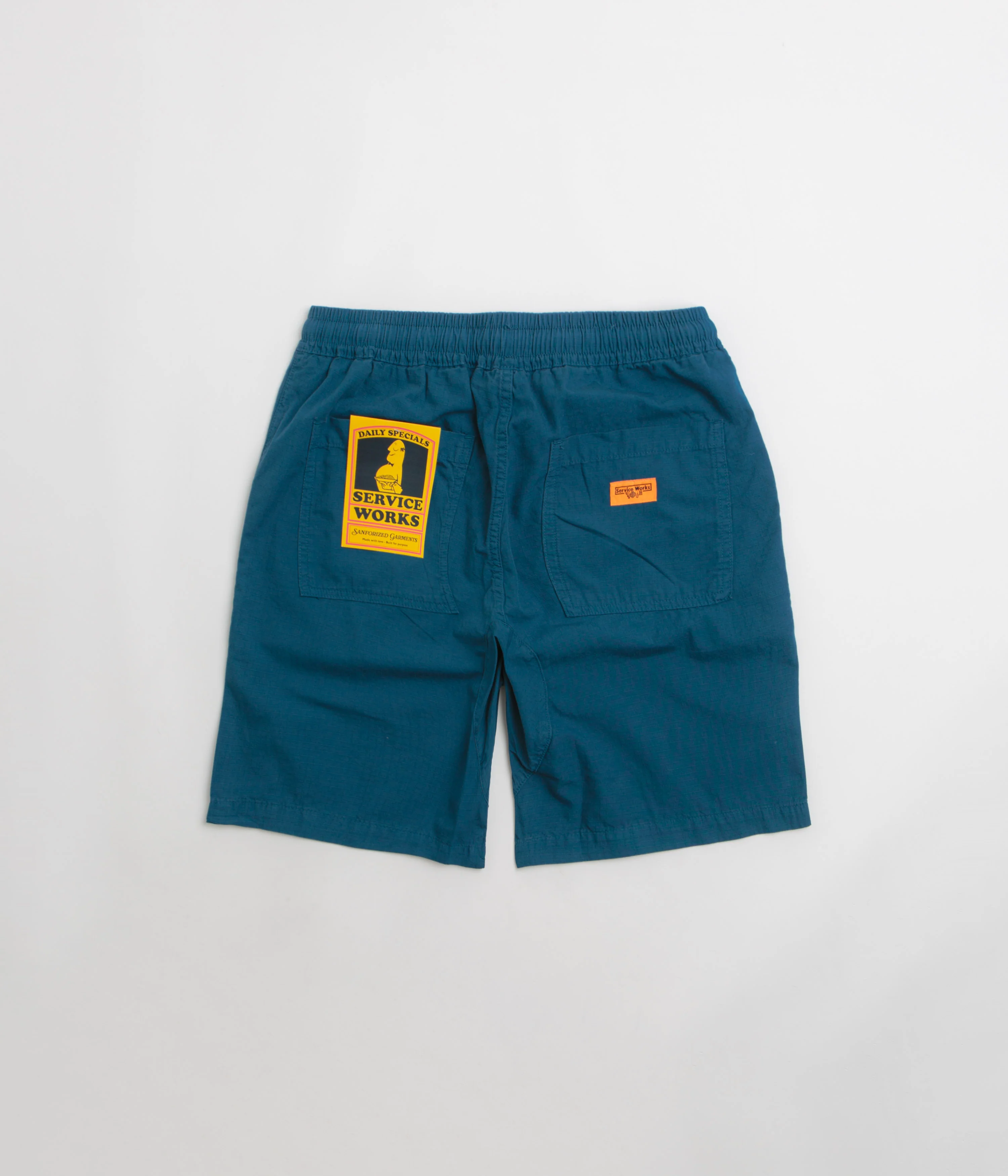 Service Works Ripstop Chef Shorts - Ocean - Image 3