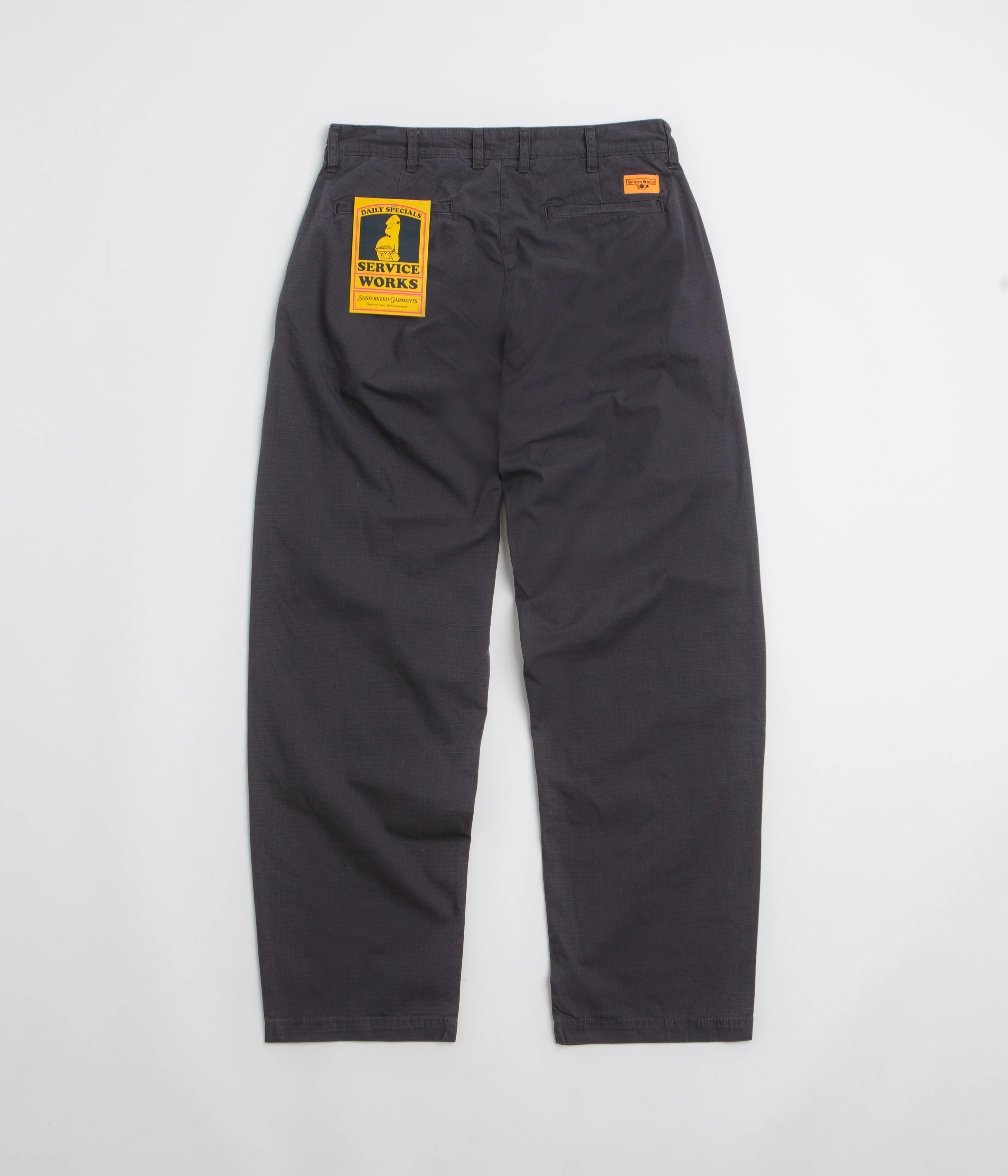 Service Works Ripstop Part Timer Pants - Washed Black - Image 3