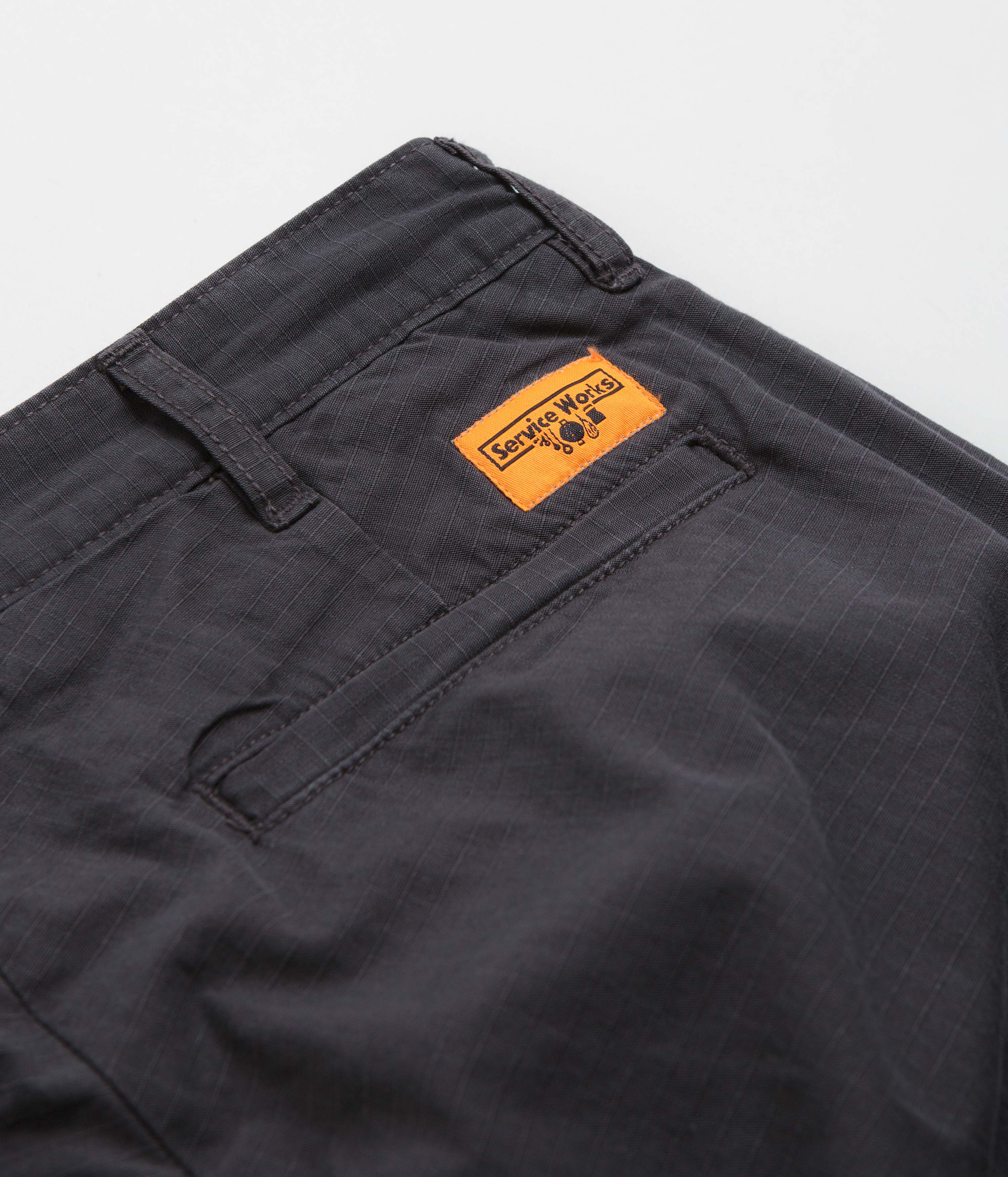 Service Works Ripstop Part Timer Pants - Washed Black - Image 7