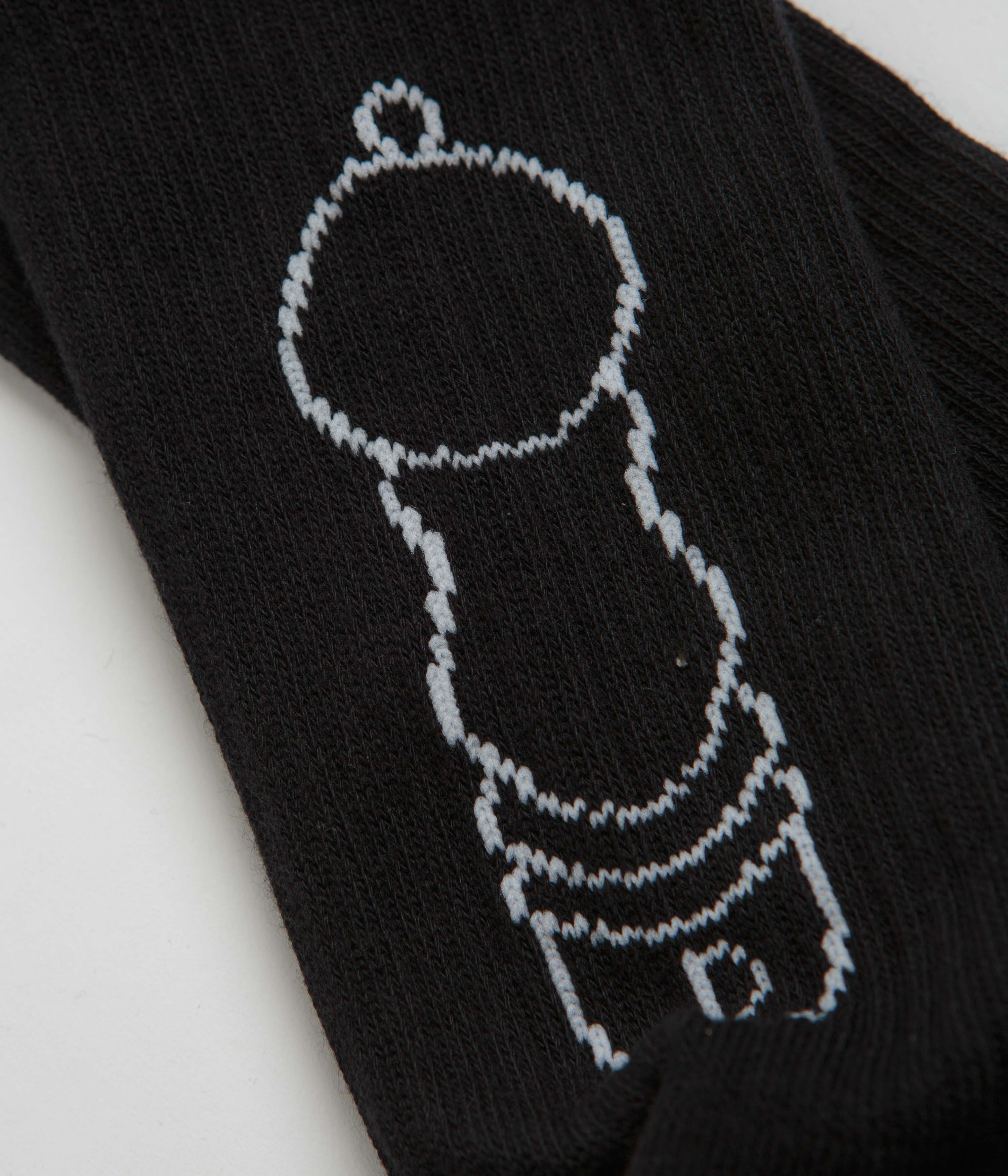 Service Works Salt + Pepper Socks - Black - Image 4