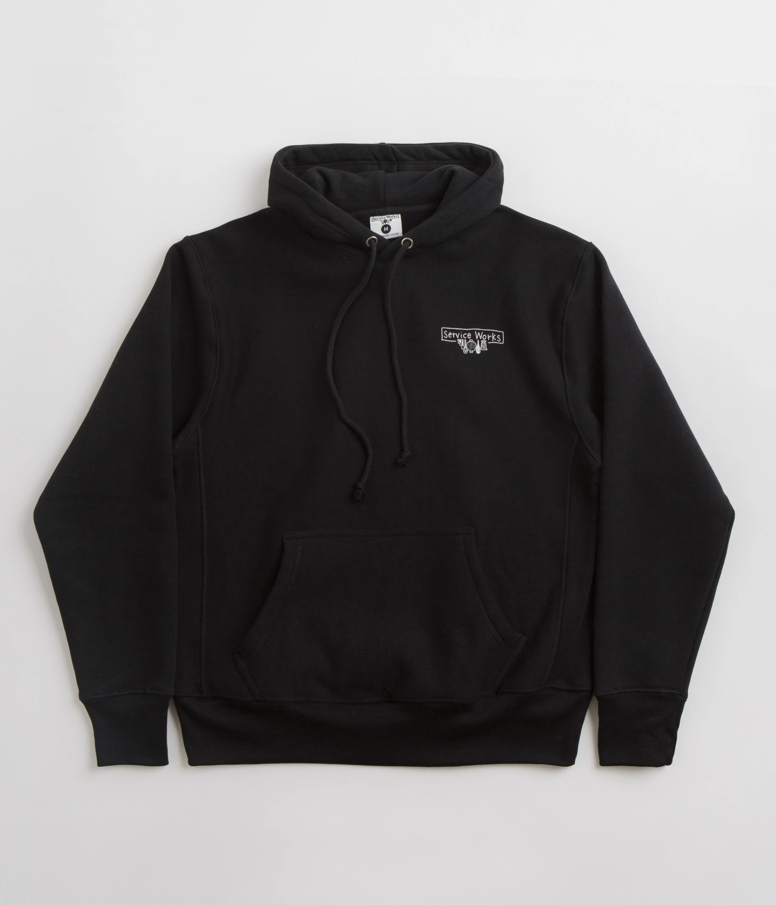 Service Works Scribble Logo Hoodie - Black