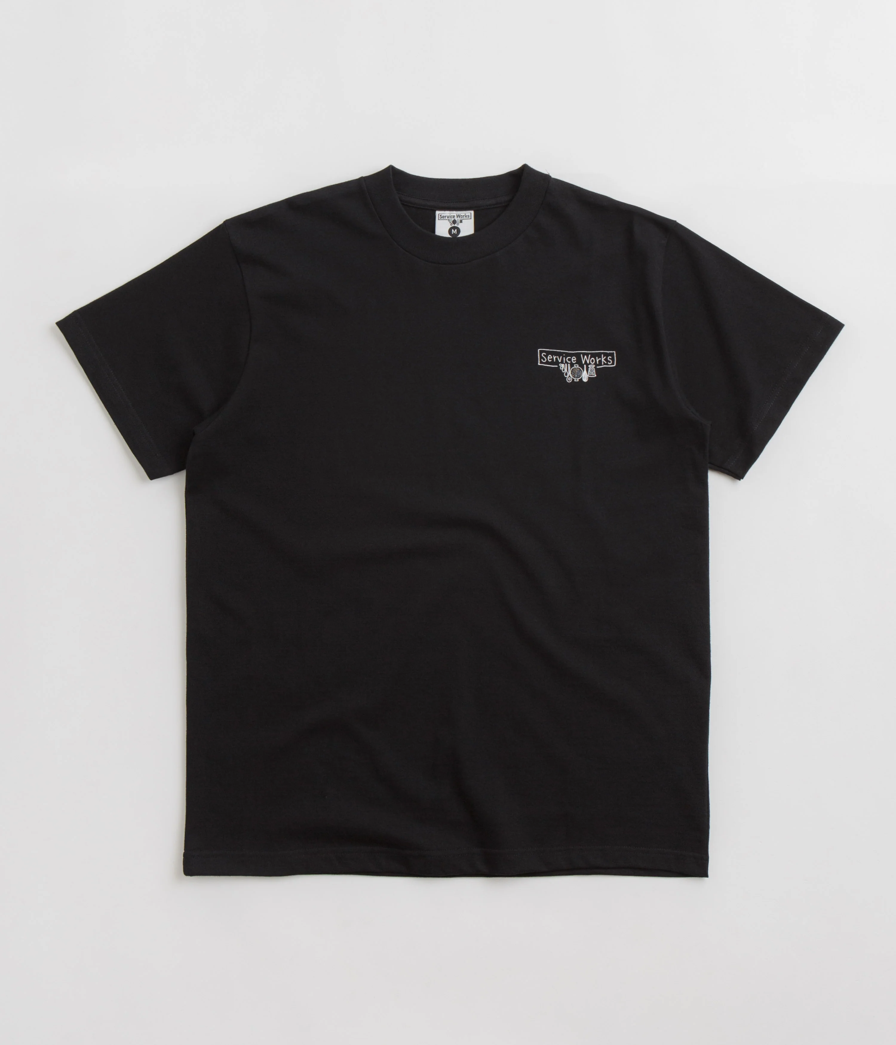 Service Works Scribble Logo T-Shirt - Black