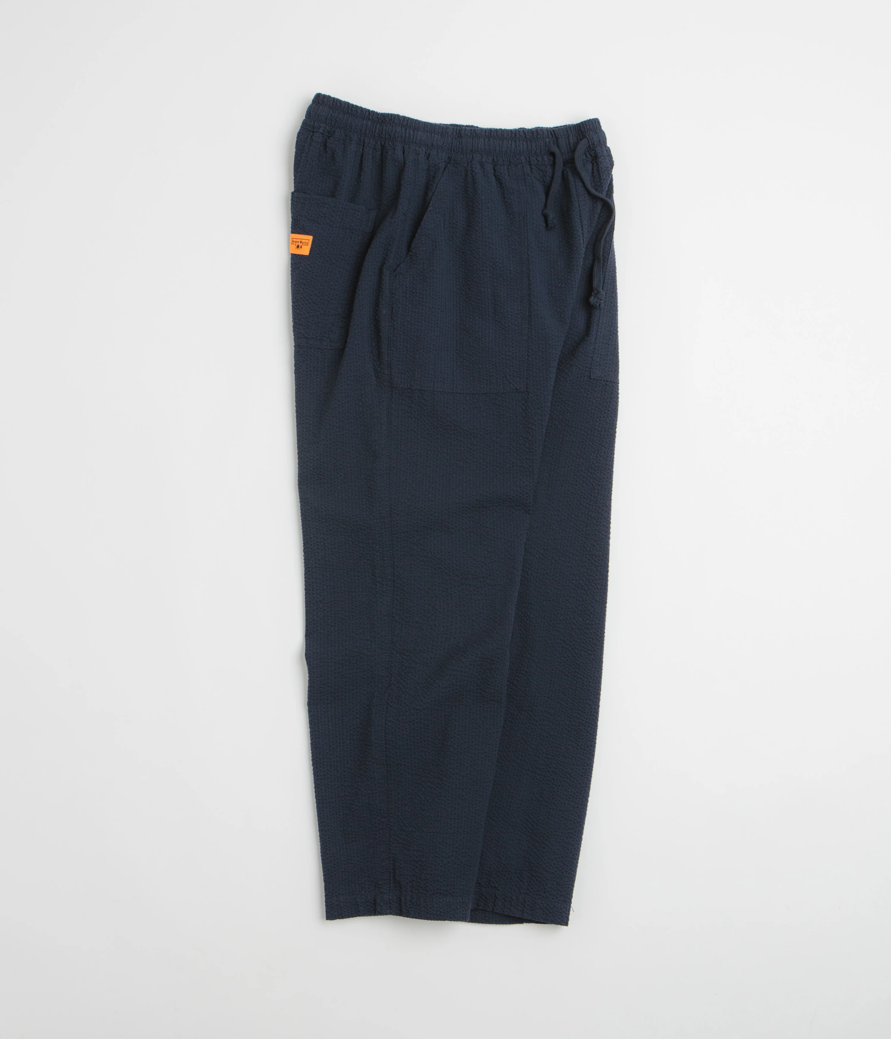 Service Works Seersucker Chef Pants - Dark Navy - Image 2